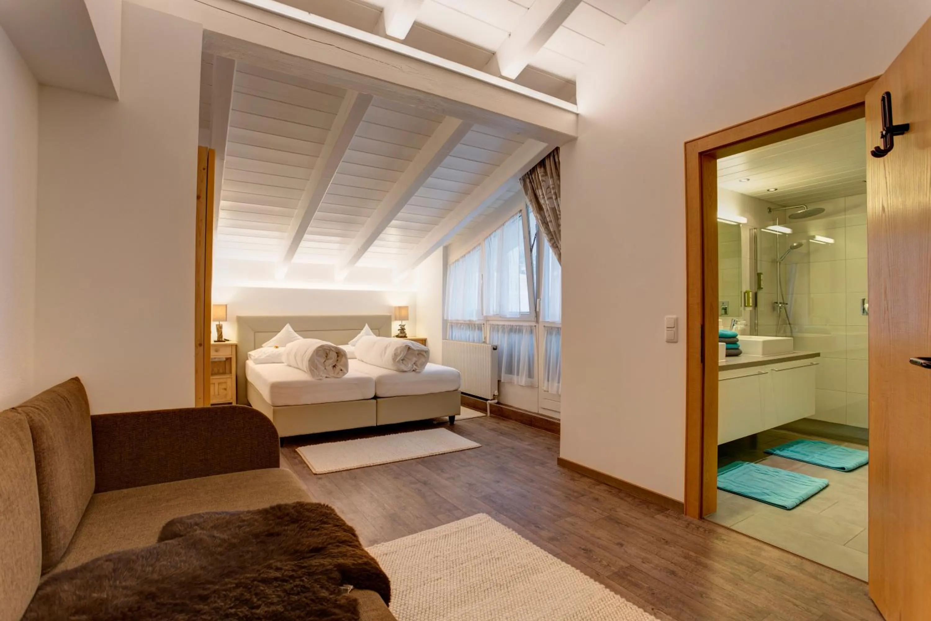 Bed in Am Dorfplatz Suites - Adults friendly