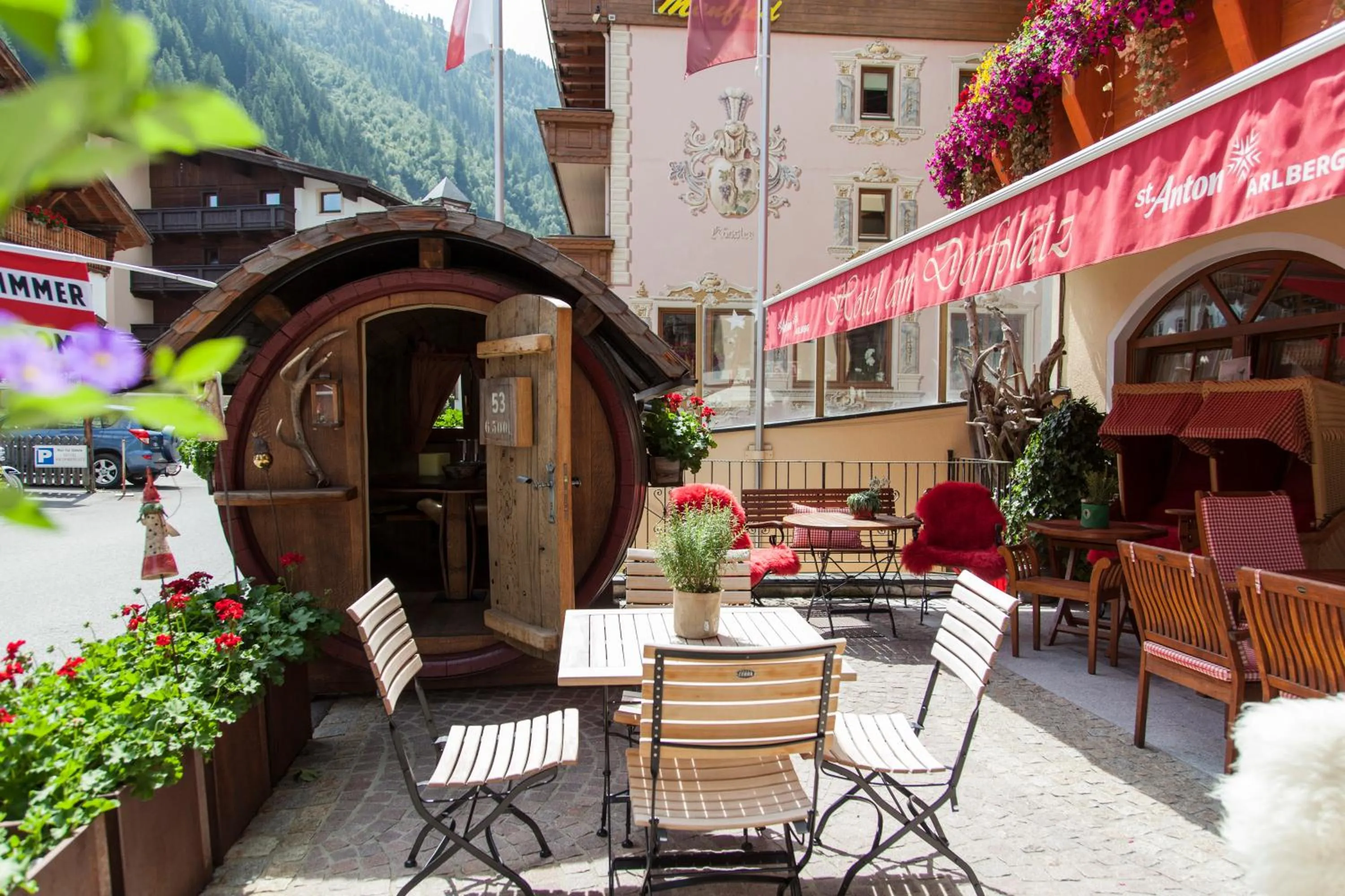 Balcony/Terrace in Am Dorfplatz Suites - Adults friendly