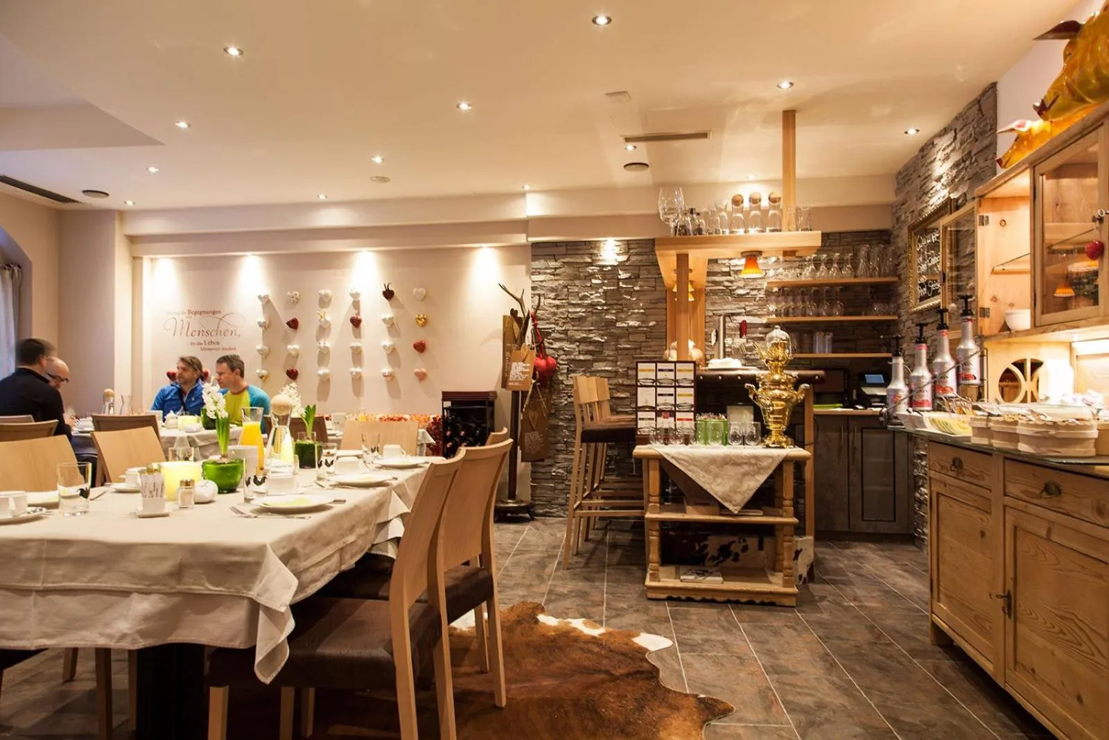 Buffet breakfast in Am Dorfplatz Suites - Adults friendly