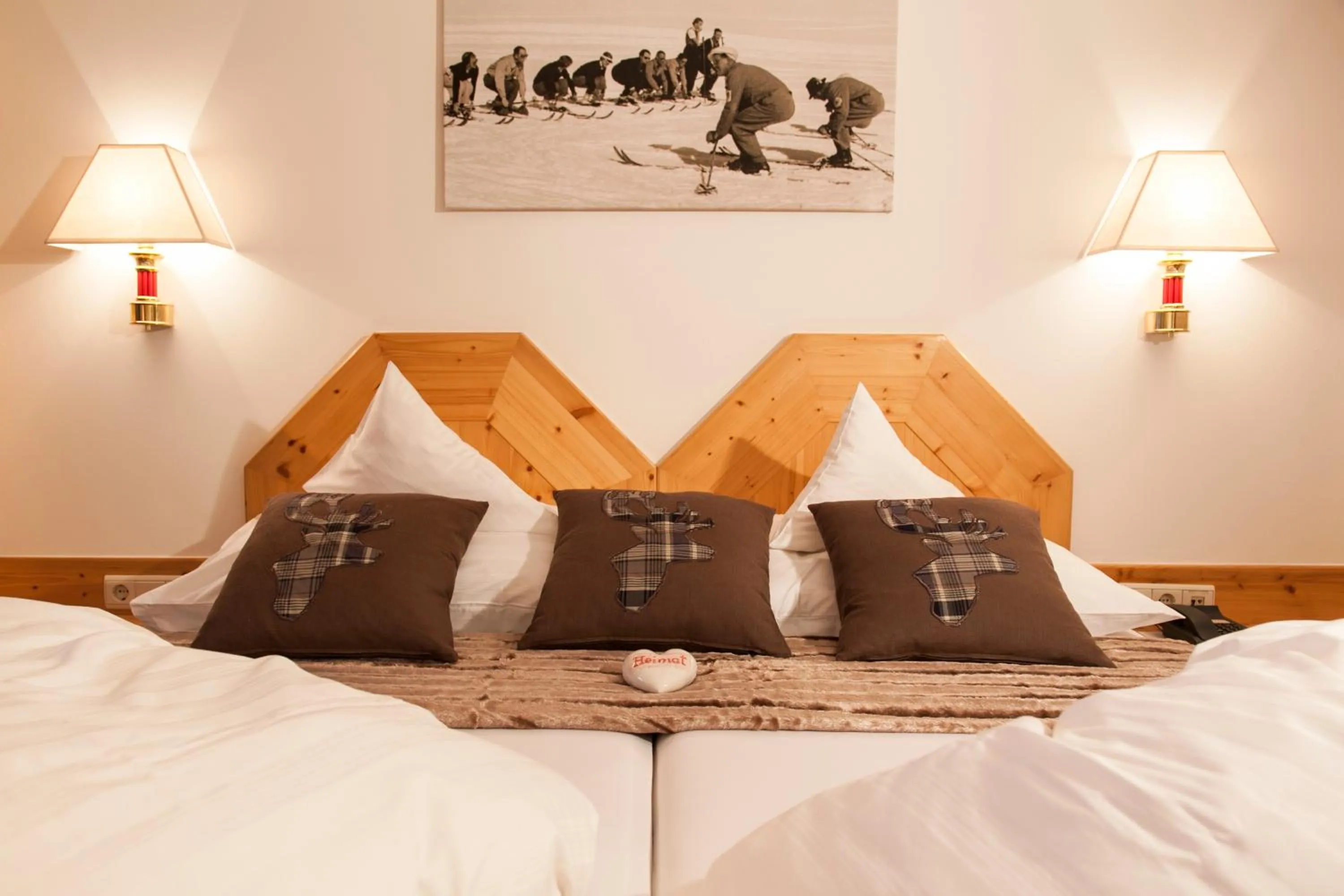 Bed in Am Dorfplatz Suites - Adults friendly