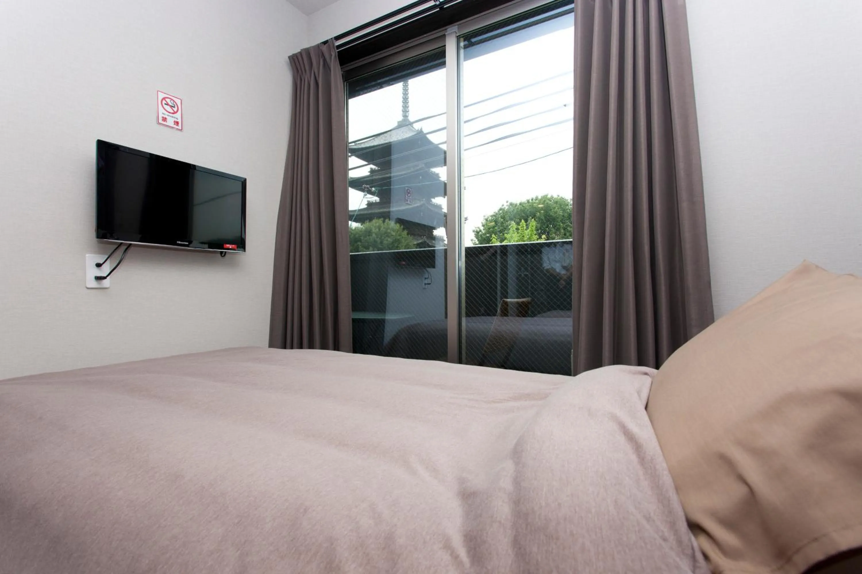 Bedroom, Bed in Kyostay Iroha Toji Annex