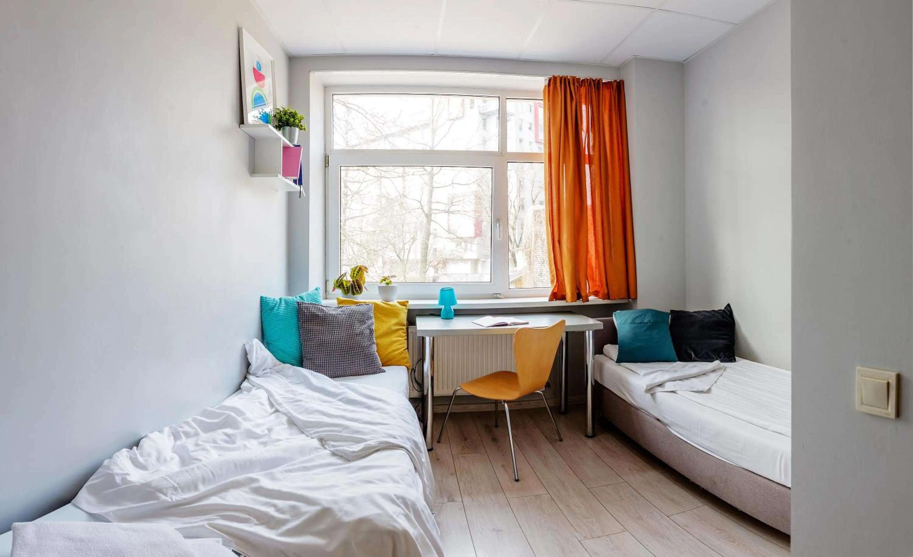 Photo of the whole room, Bed in Bridge Hotel Riga Free PARKING