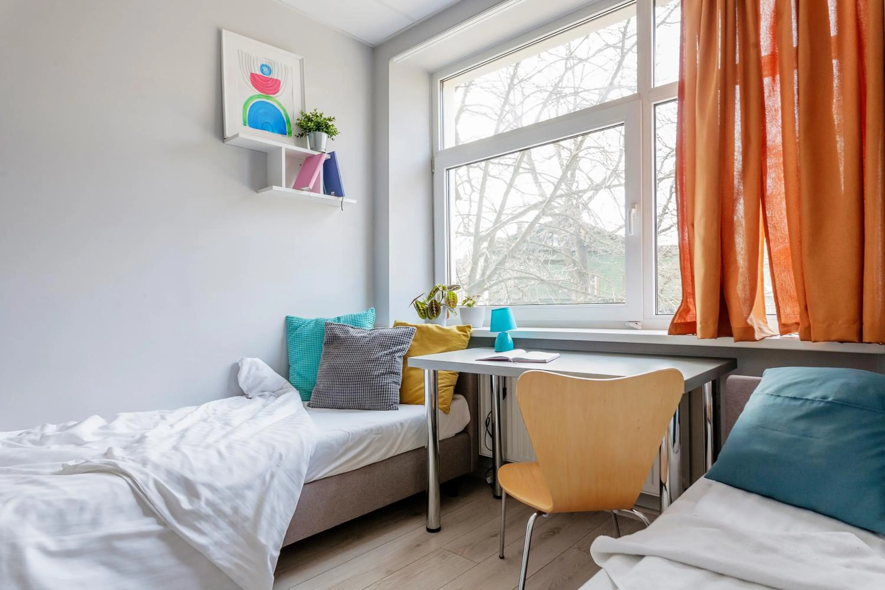 Photo of the whole room, Bed in Bridge Hotel Riga Free PARKING