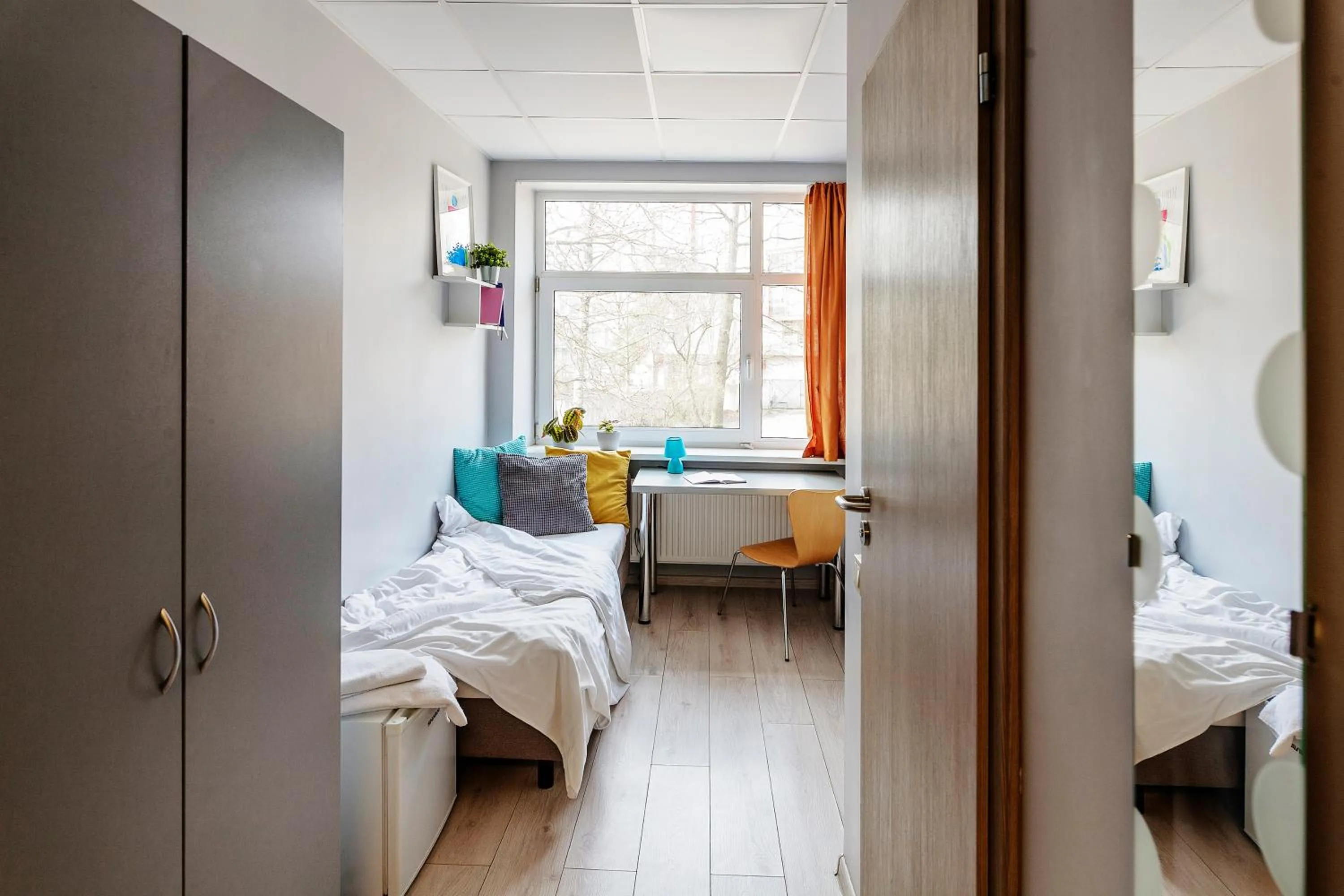 Photo of the whole room, Bed in Bridge Hotel Riga Free PARKING