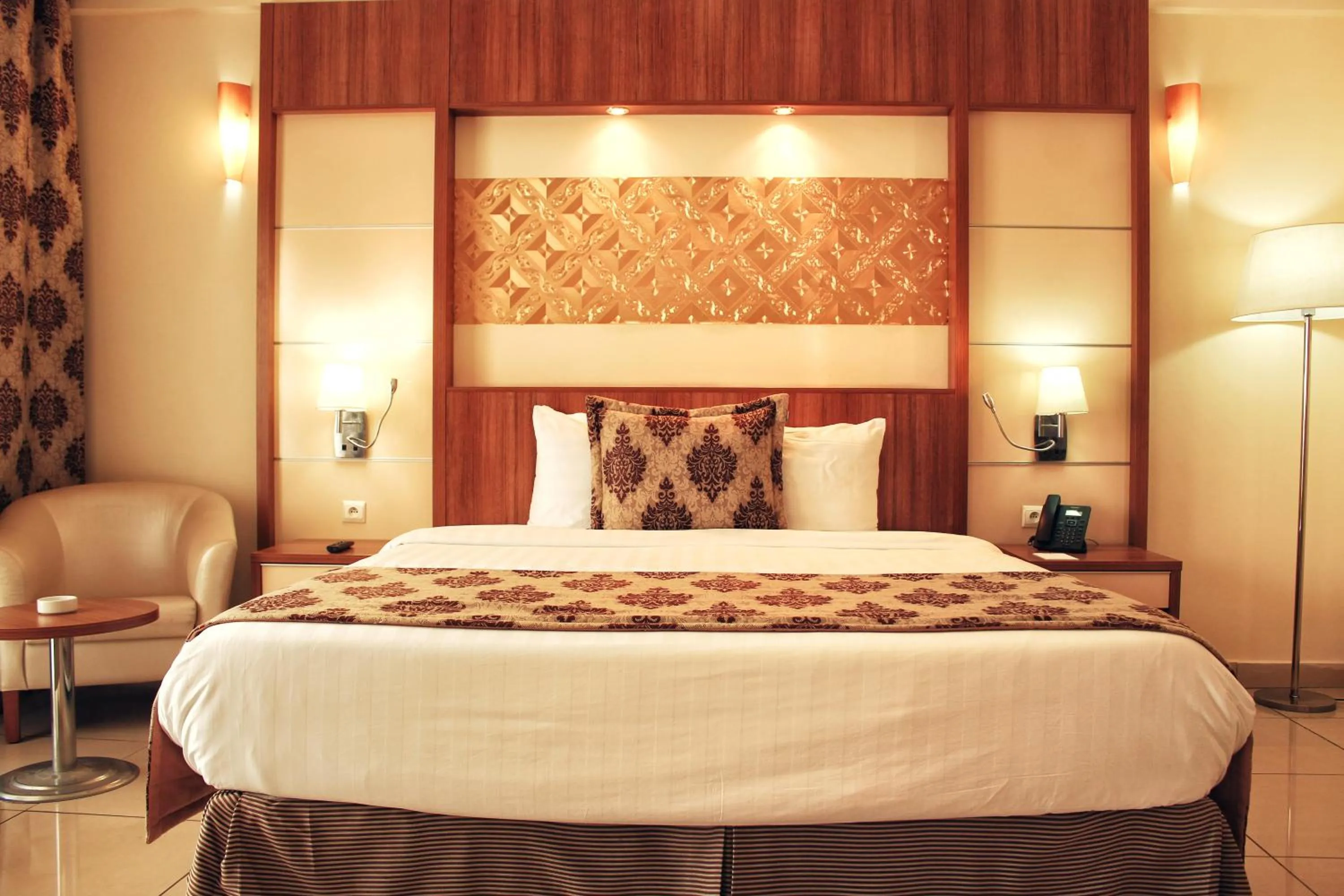 Bed in Atlantic Hotel