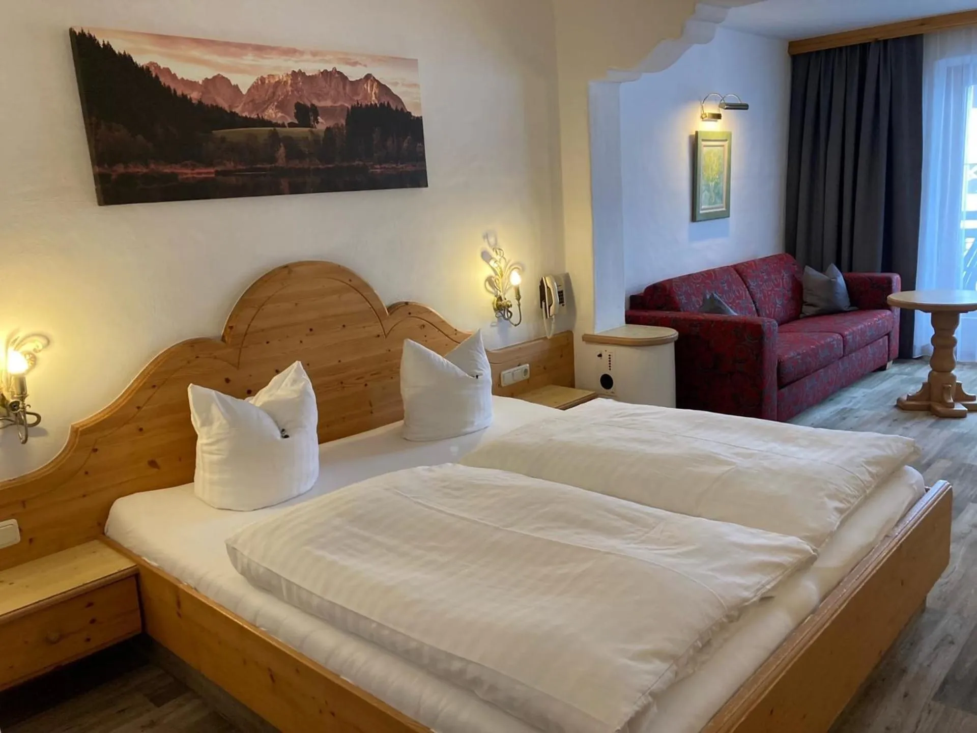 Bed in Hotel Metzgerwirt