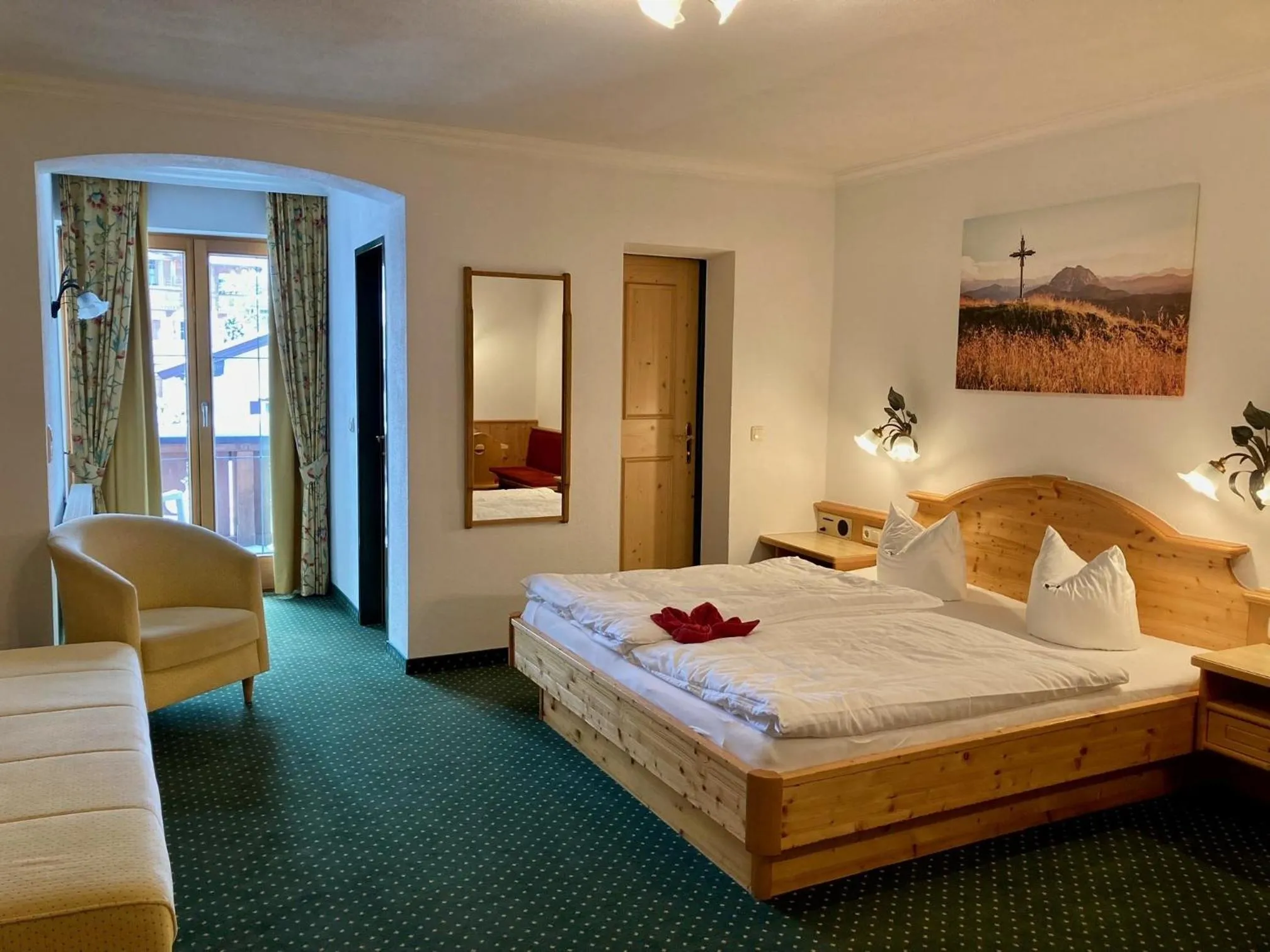 Photo of the whole room, Bed in Hotel Metzgerwirt