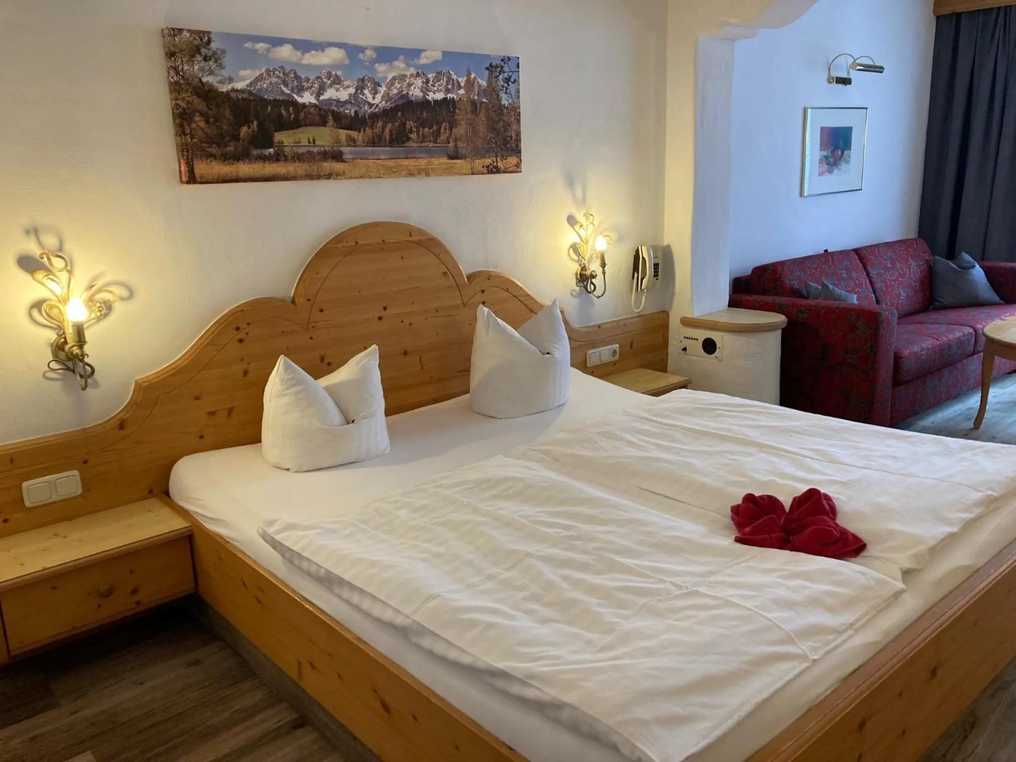 Bed in Hotel Metzgerwirt