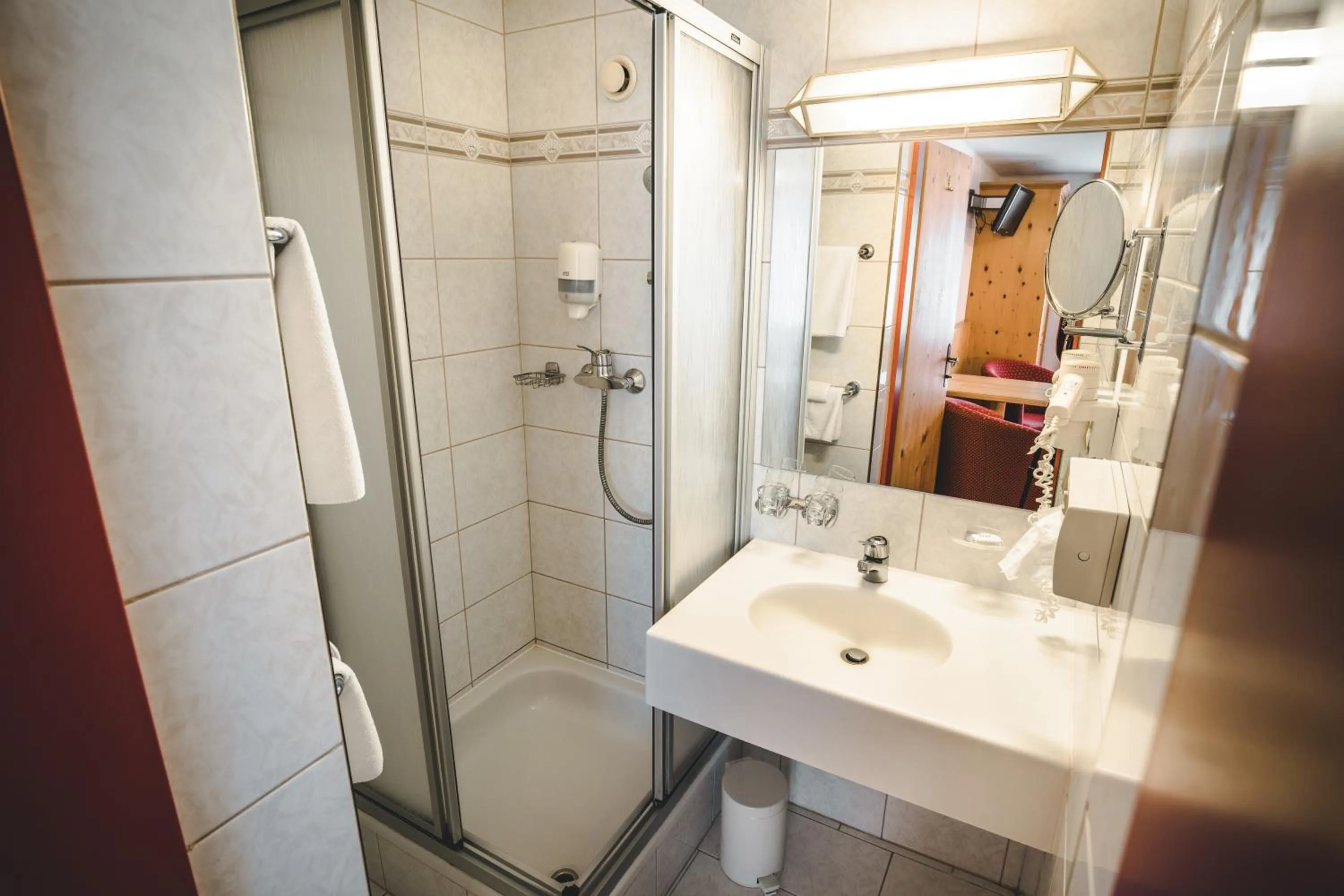 Shower in Hotel Metzgerwirt