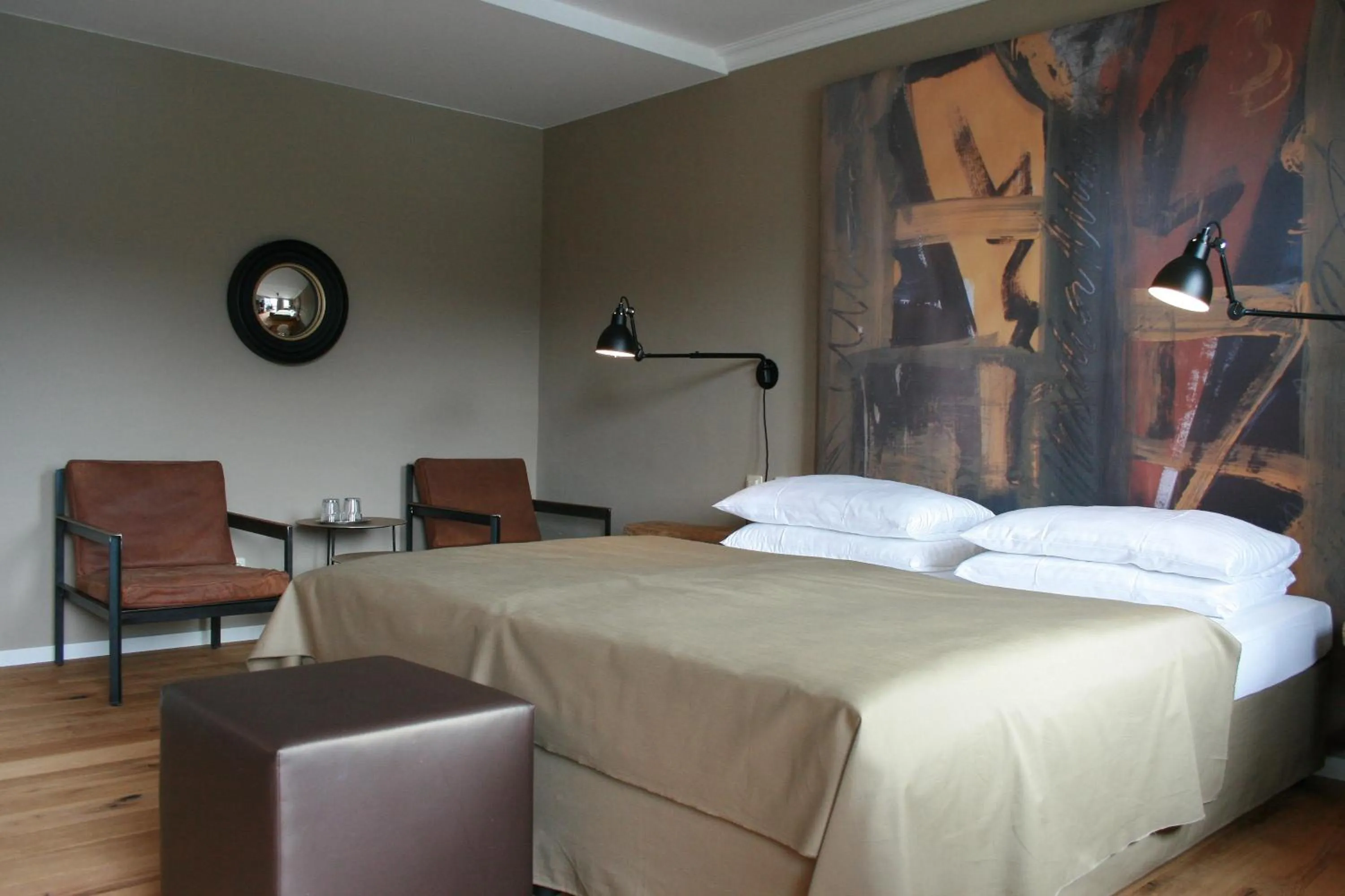 Photo of the whole room, Bed in Strandhotel Margaretha