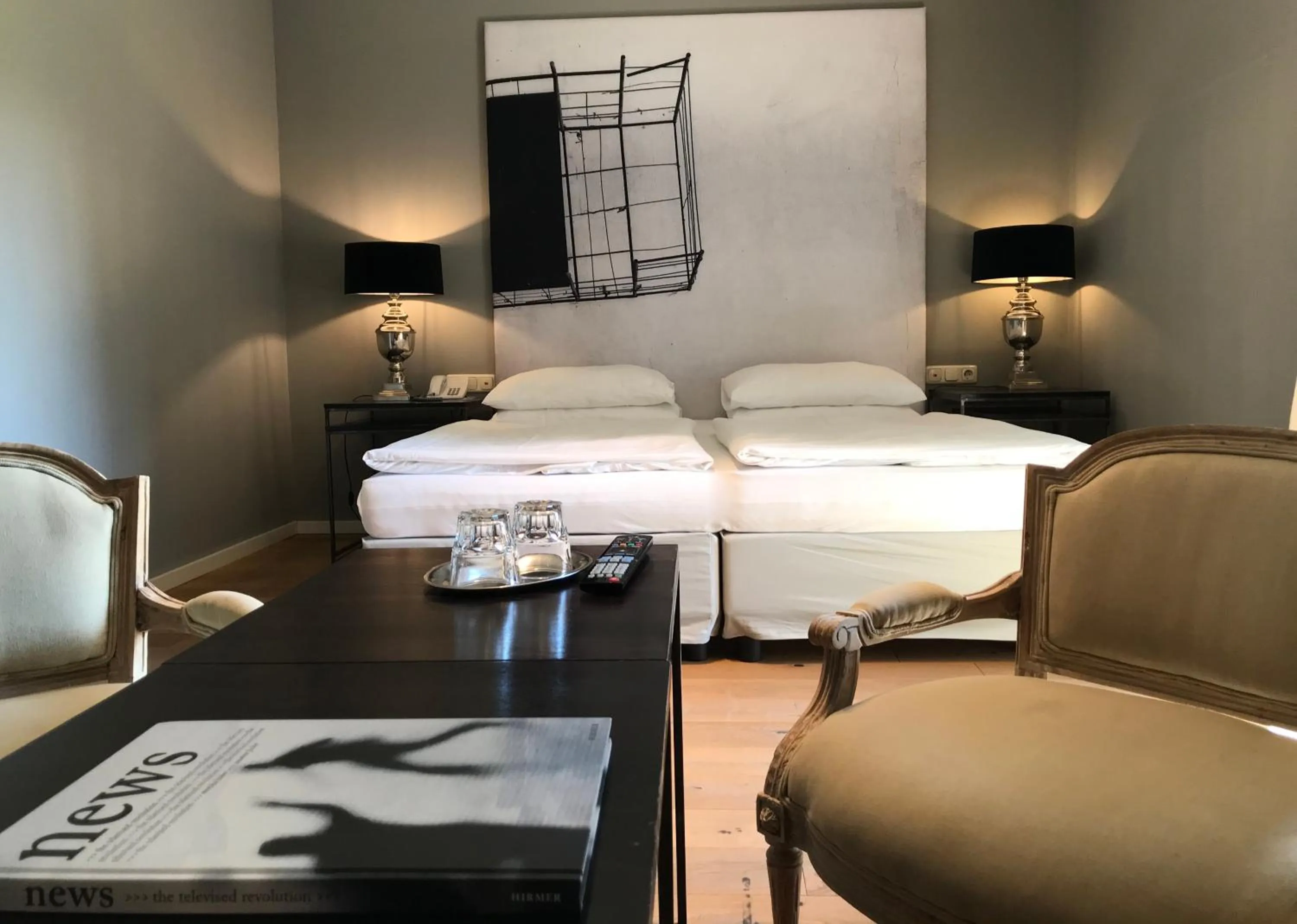 Photo of the whole room, Bed in Strandhotel Margaretha