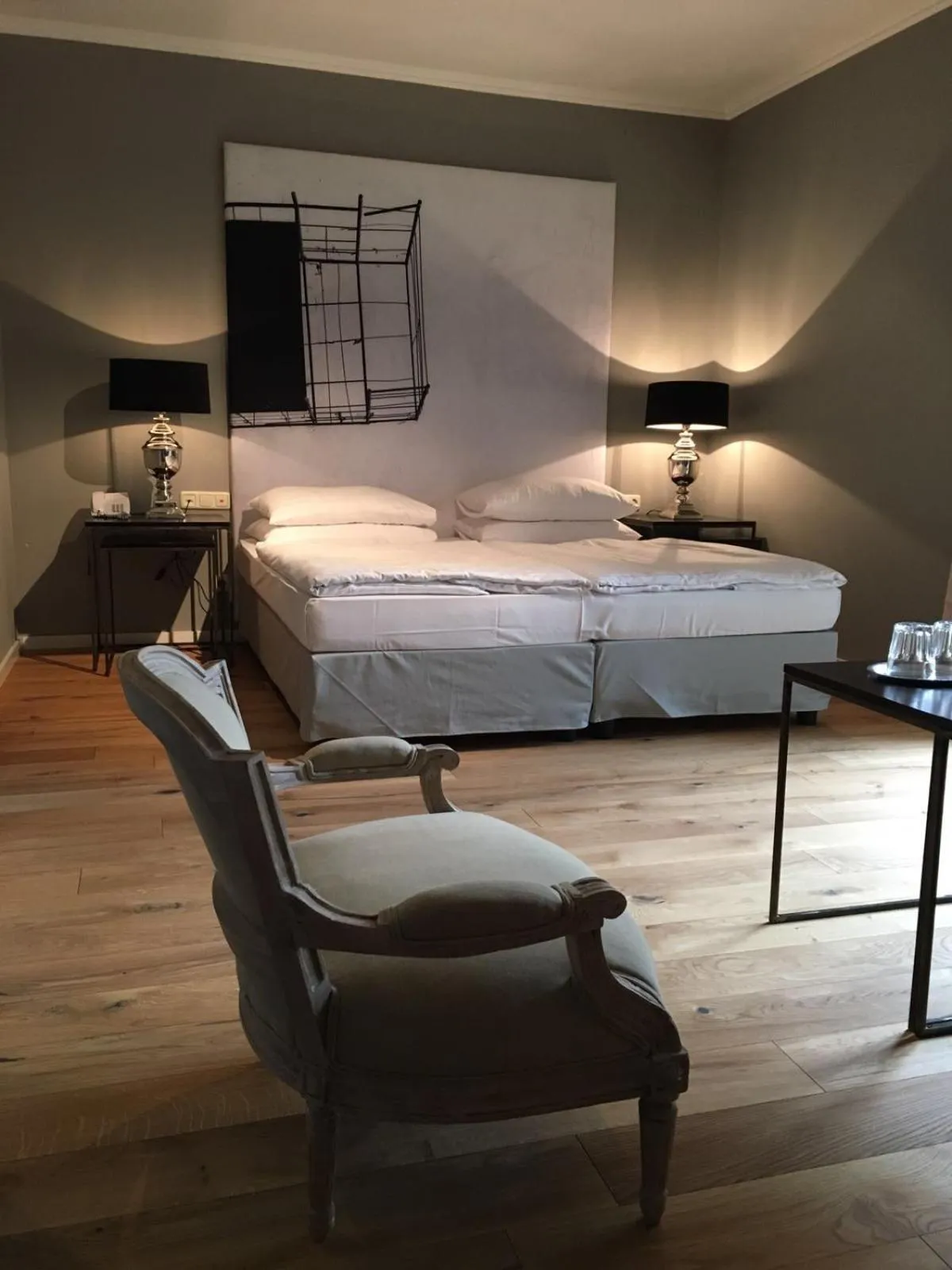 Photo of the whole room, Bed in Strandhotel Margaretha