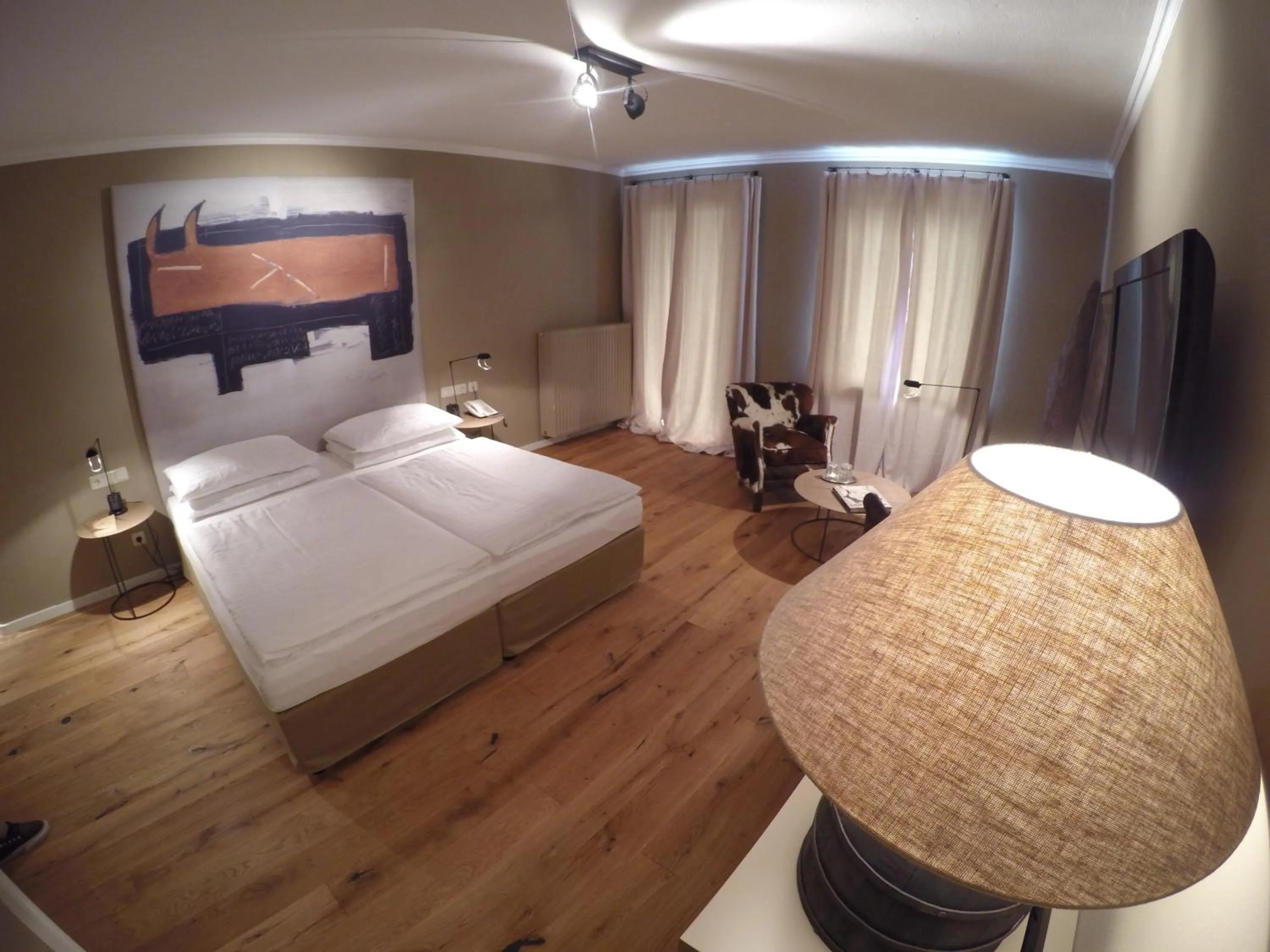 Photo of the whole room, Bed in Strandhotel Margaretha