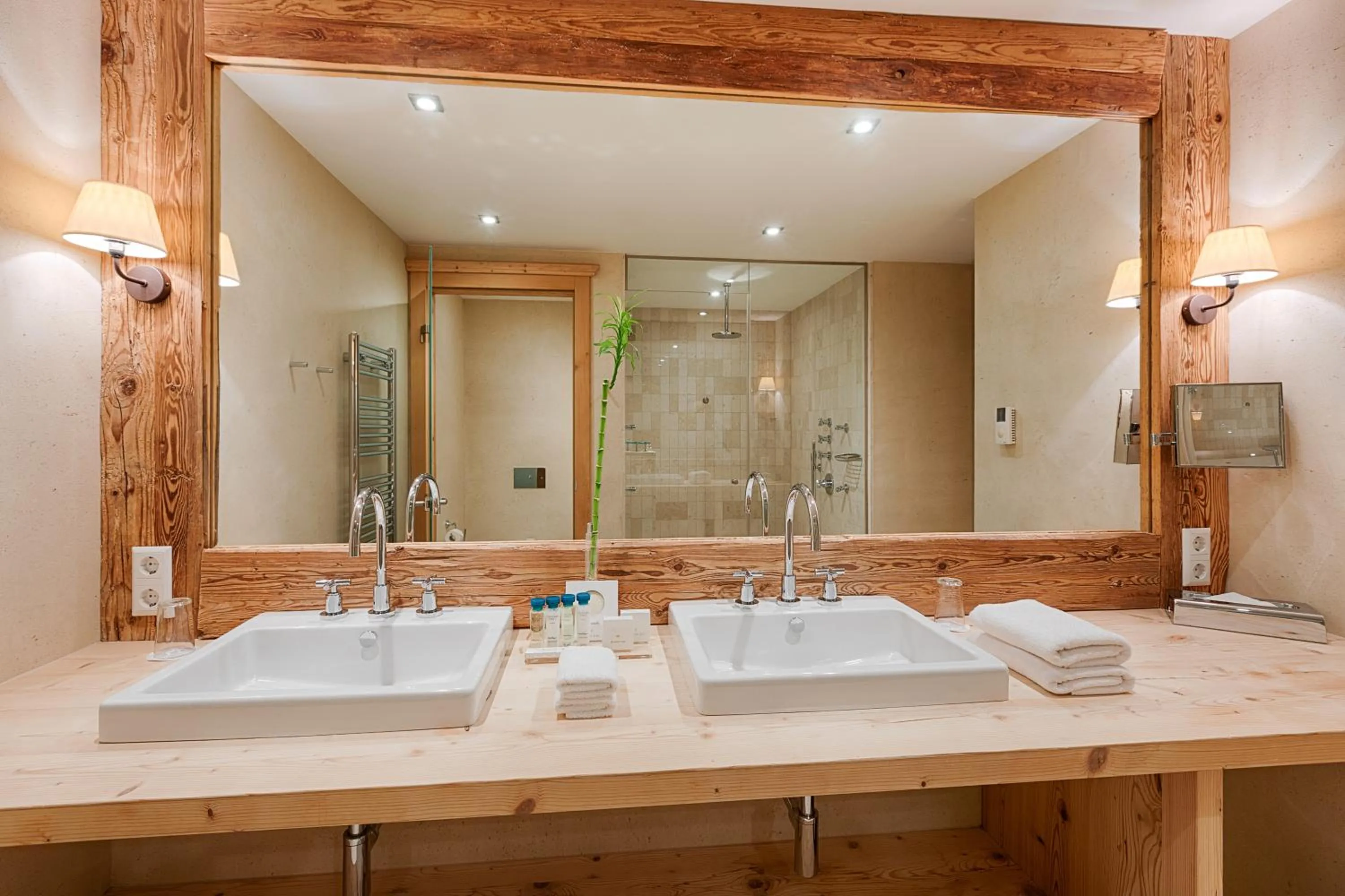 Bathroom in Kempinski Hotel Das Tirol