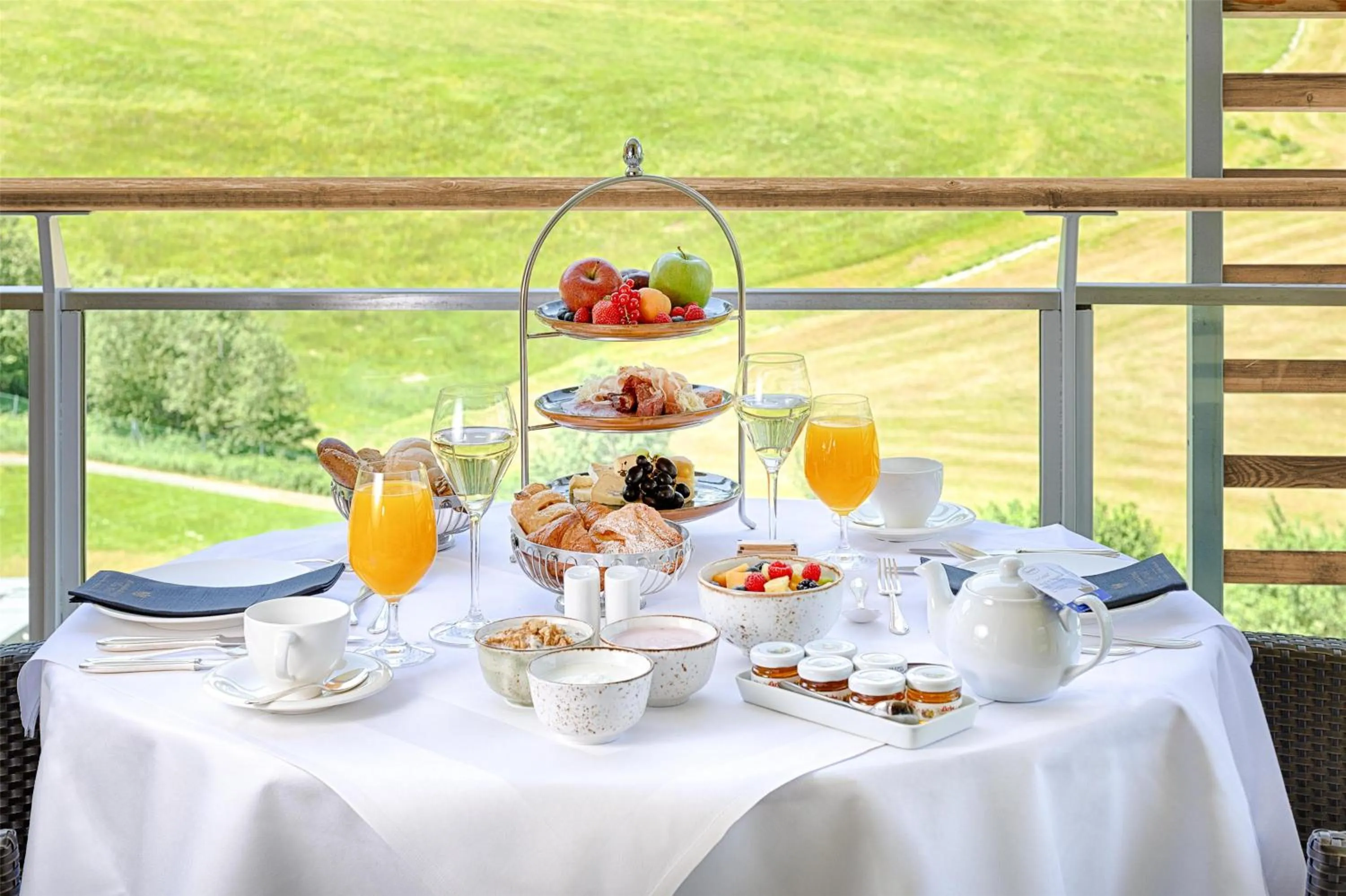 Bedroom in Kempinski Hotel Das Tirol