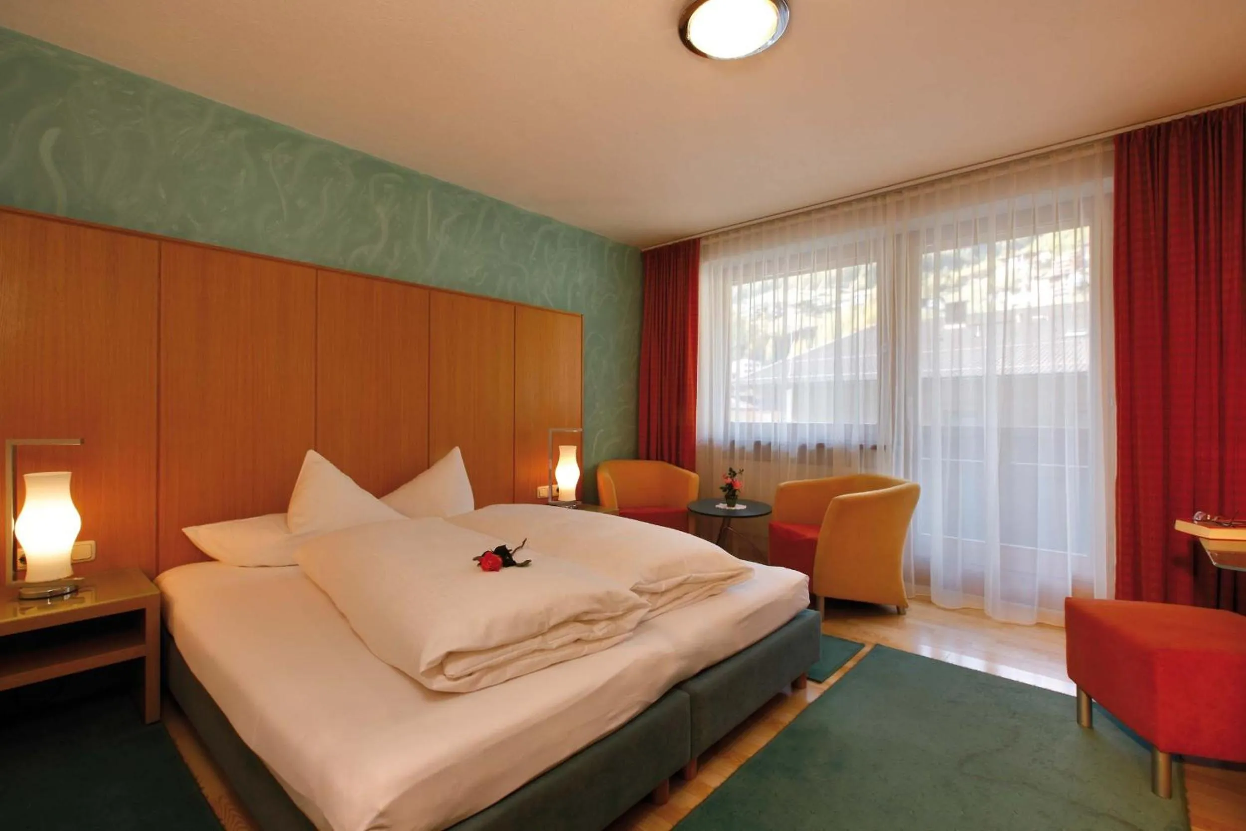 Bed in Hotel Das Zentrum