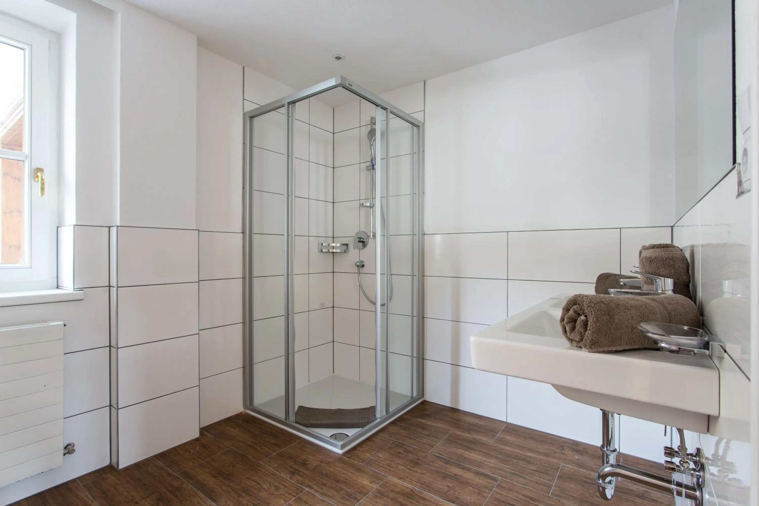 Shower in Hotel Das Zentrum