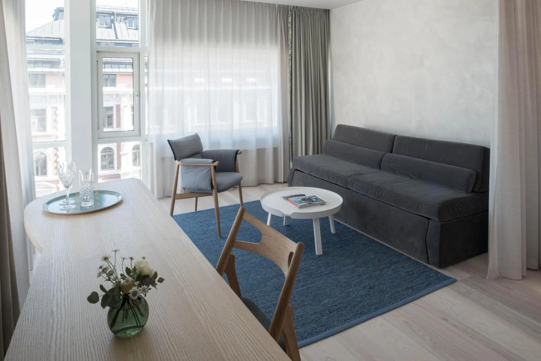 Seating area in Nordic Light Hotel