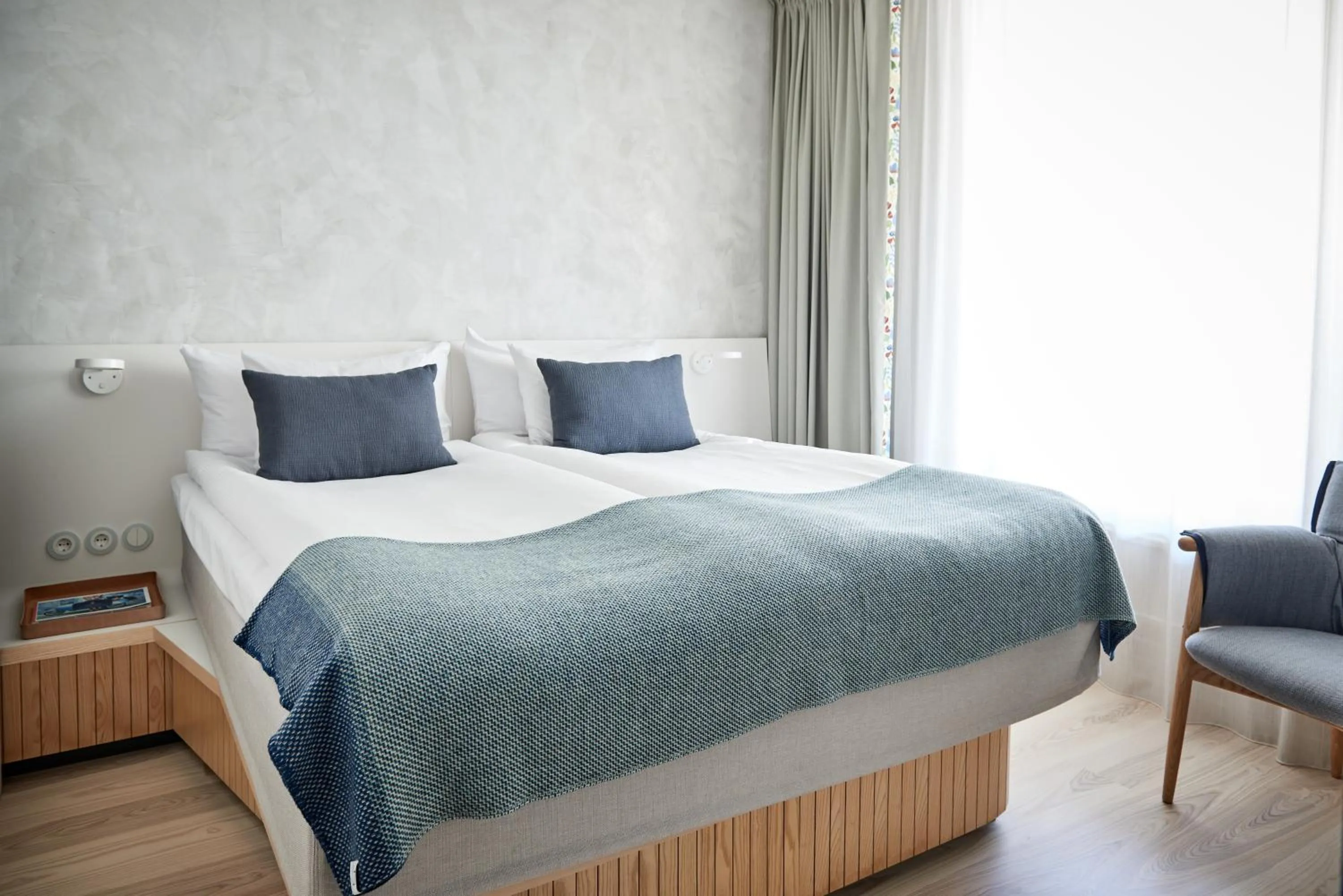 Bed in Nordic Light Hotel