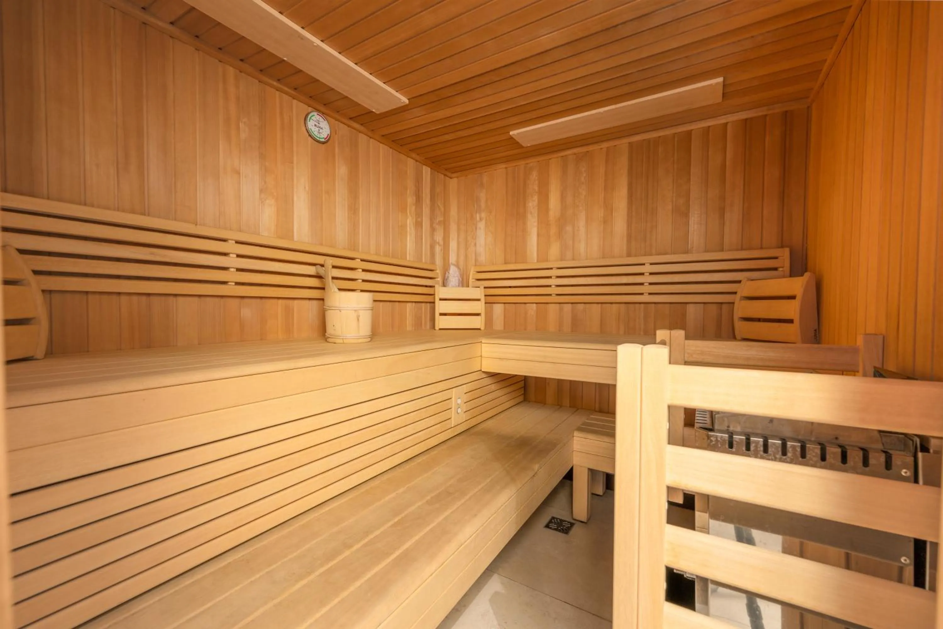 Sauna in AvenidA Panorama Chalet by Alpin Rentals