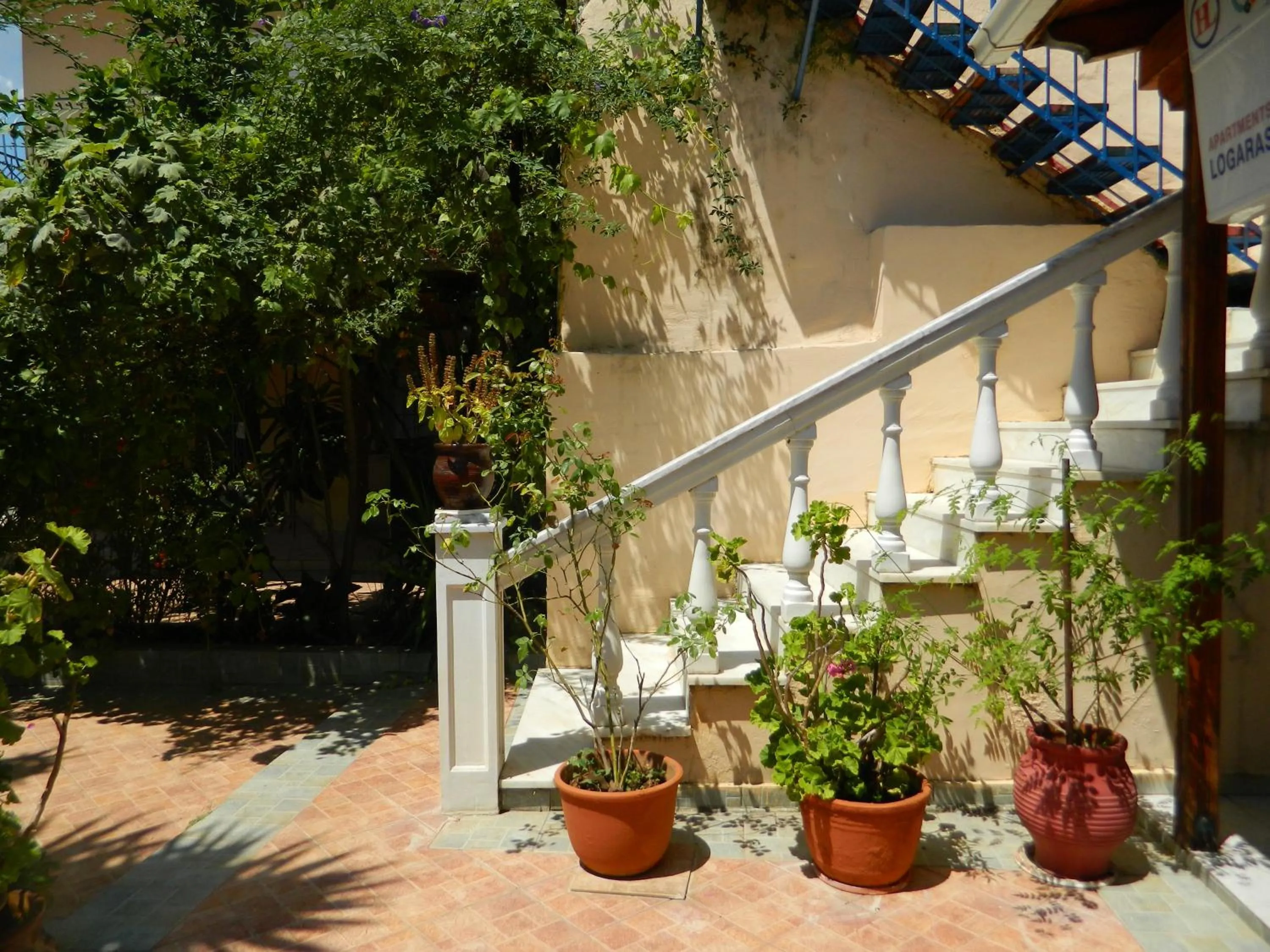 Patio in Logara's Apartments