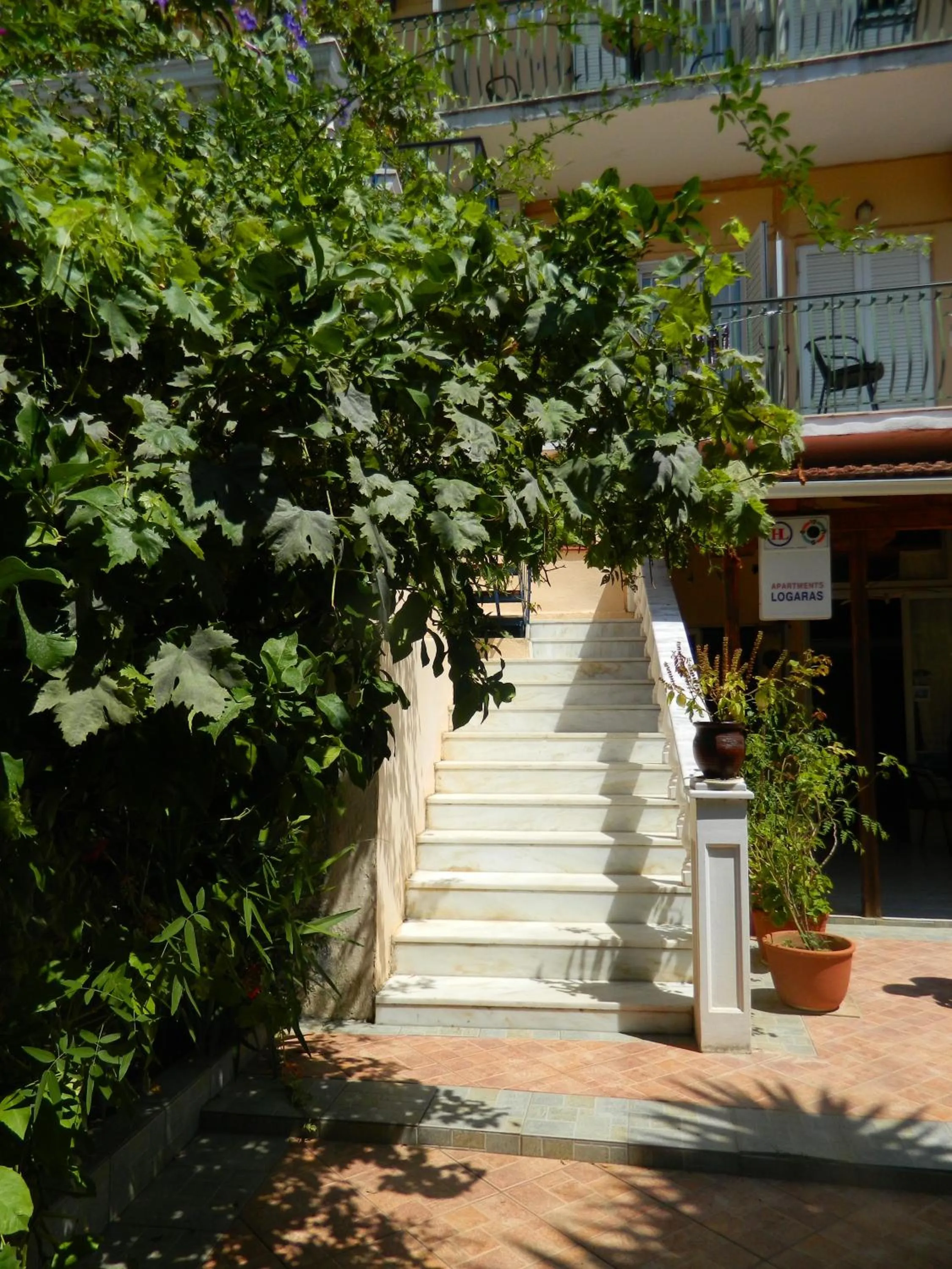 Patio in Logara's Apartments