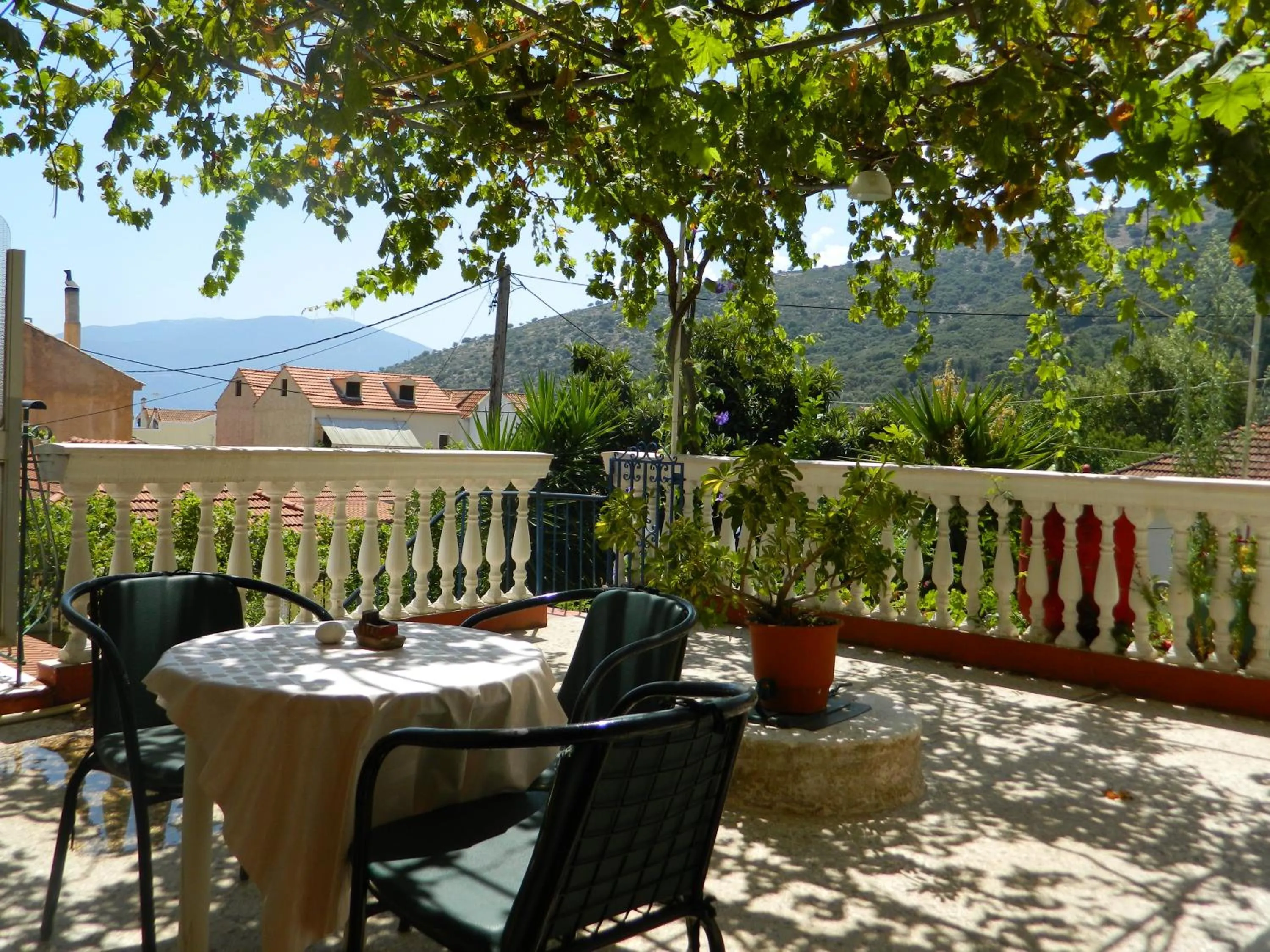 Patio in Logara's Apartments