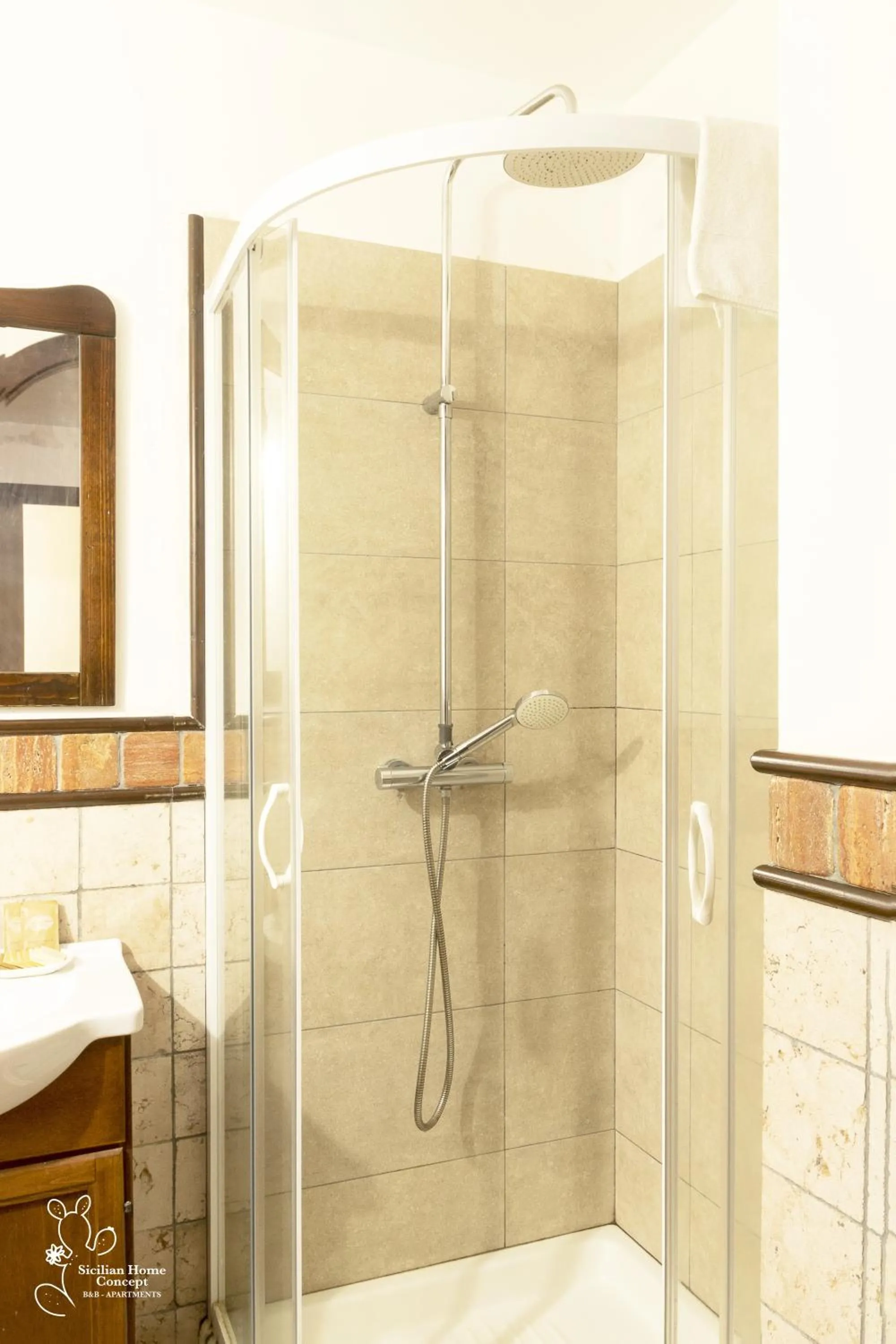 Shower in Sicilian Home