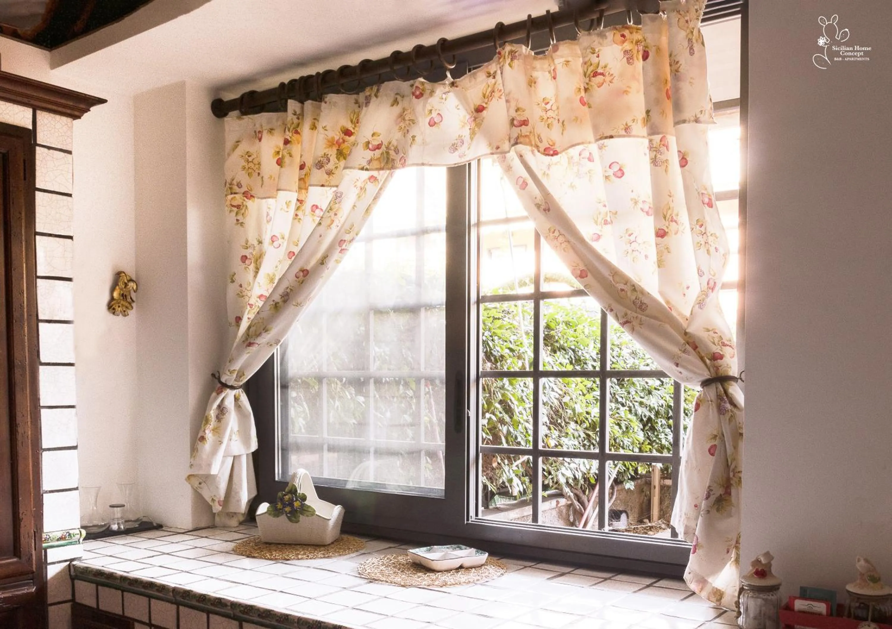Garden view in Sicilian Home