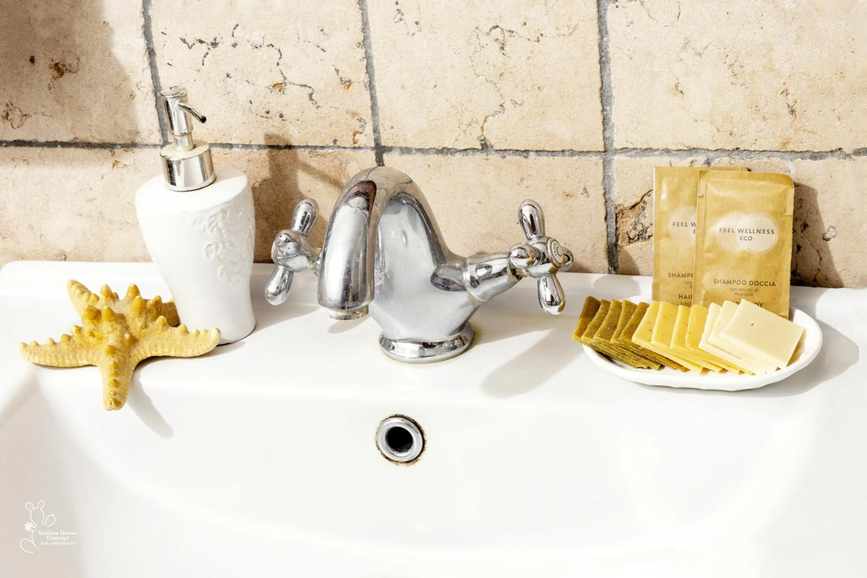 Bathroom in Sicilian Home