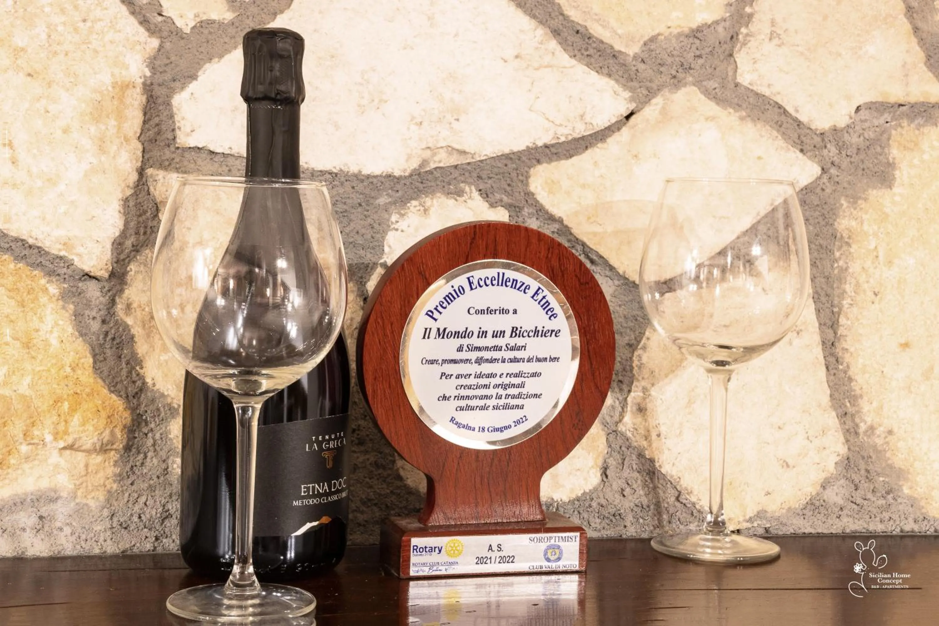 fireplace in Sicilian Home