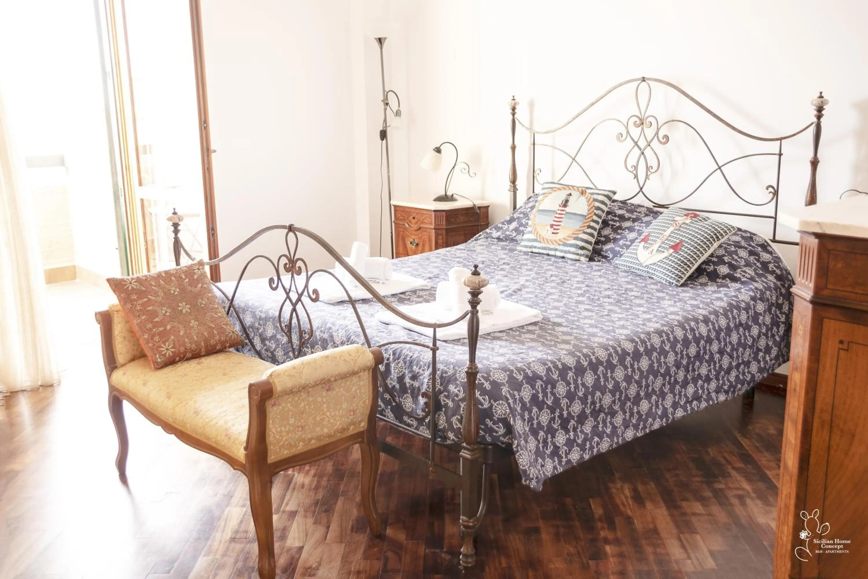 Bed in Sicilian Home