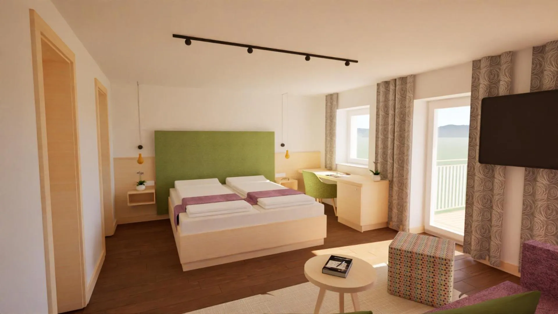 Bed in Hotel Dominic