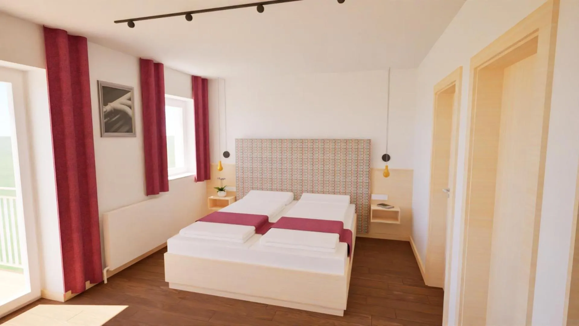 Bed in Hotel Dominic