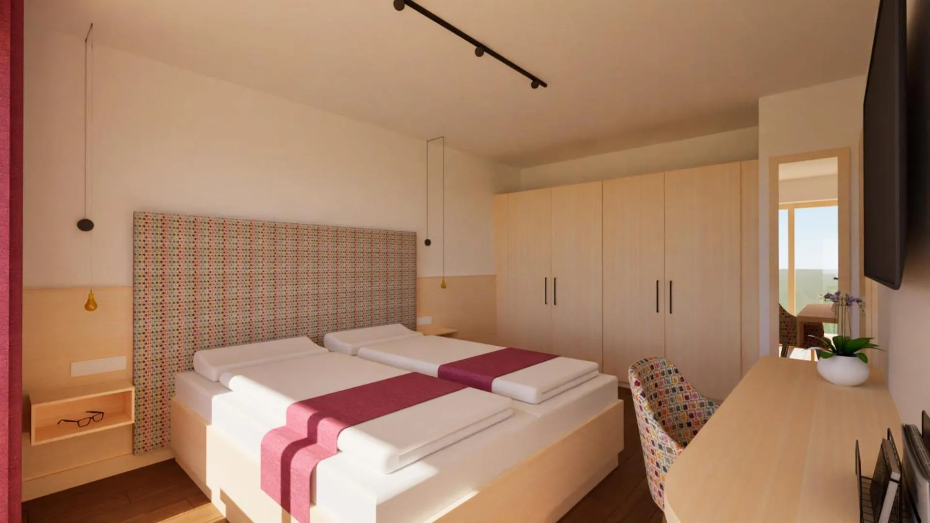 Bedroom, Bed in Hotel Dominic