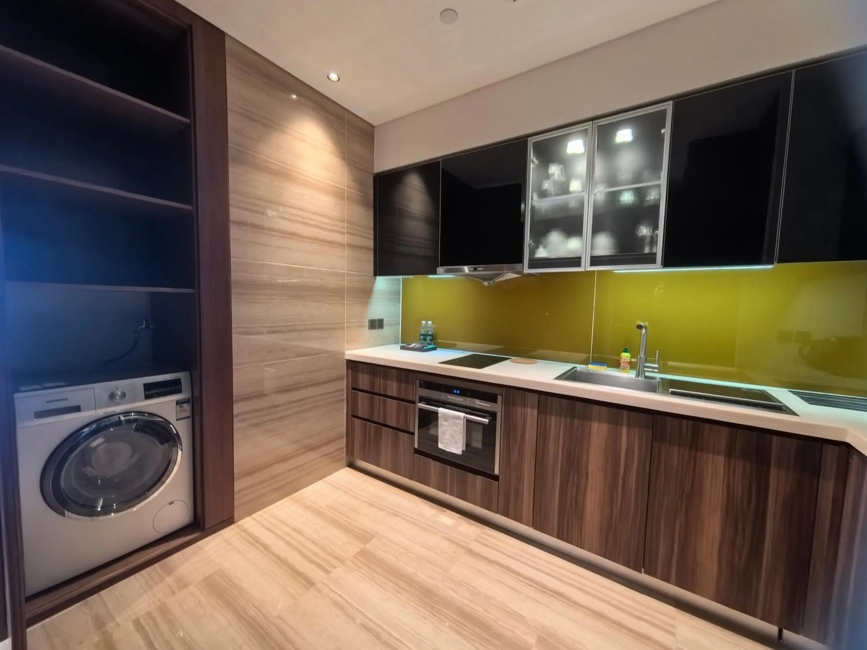 Kitchen or kitchenette in Oakwood Residence Damei Beijing