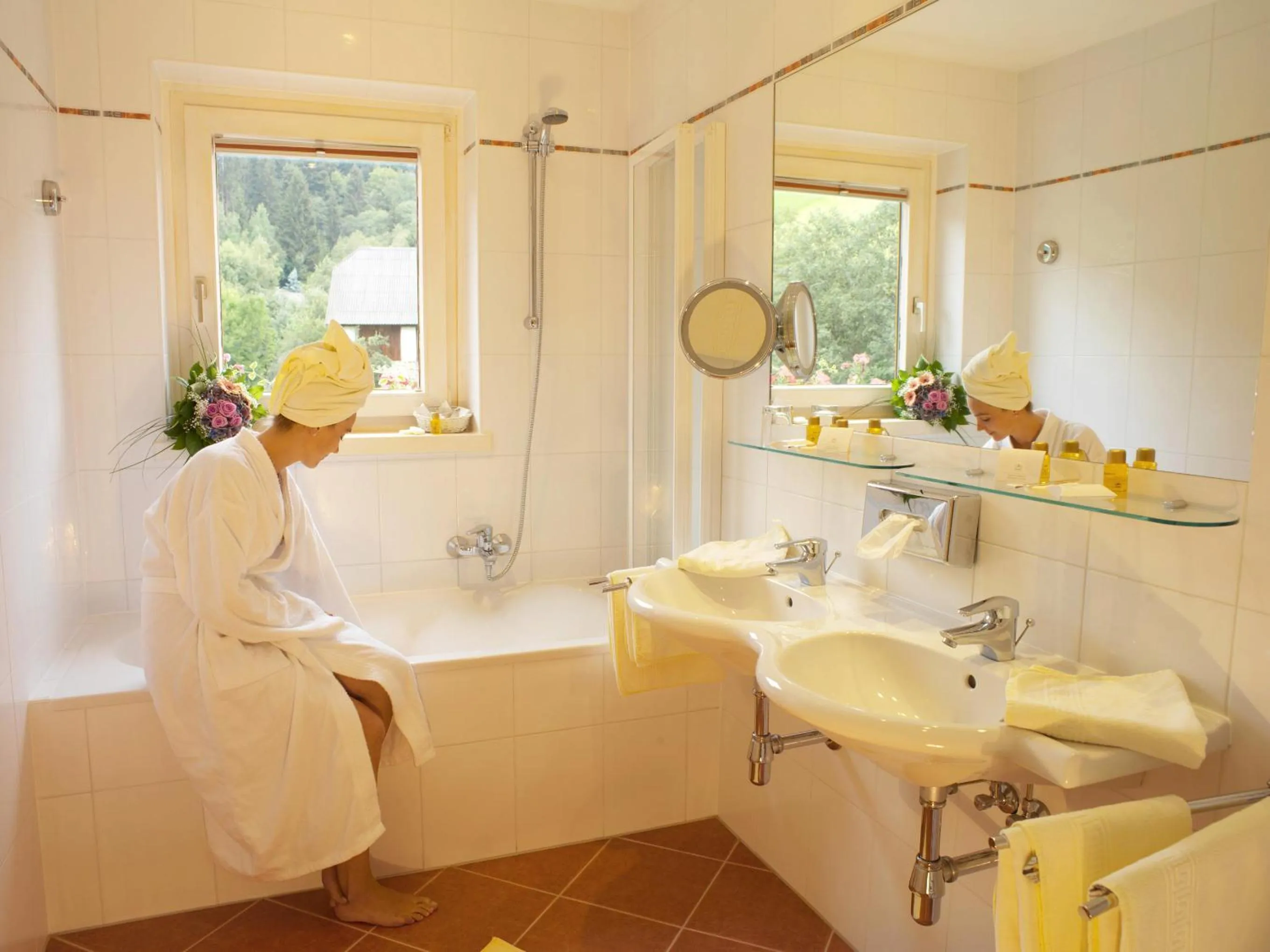 Shower in Genusshotel Almrausch