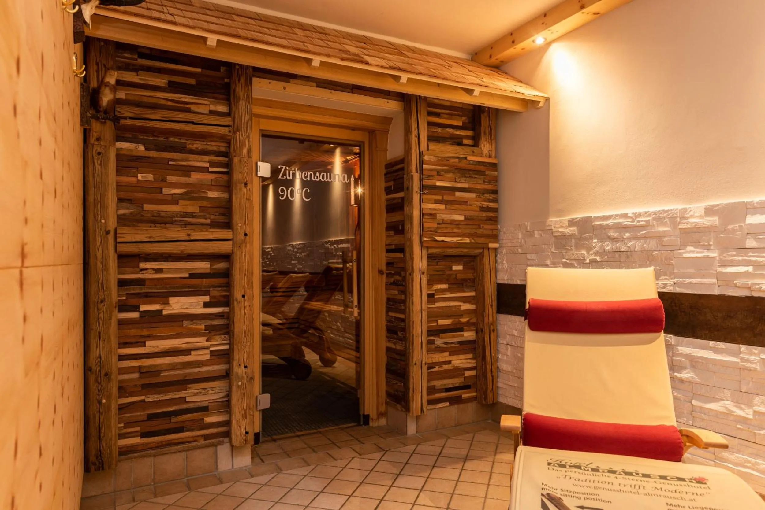 Sauna in Genusshotel Almrausch