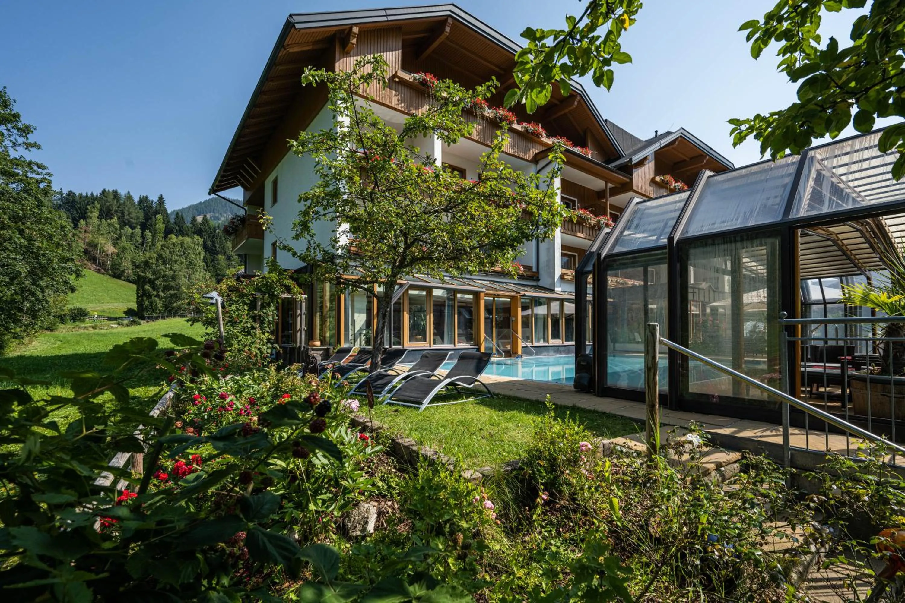 Property building in Genusshotel Almrausch