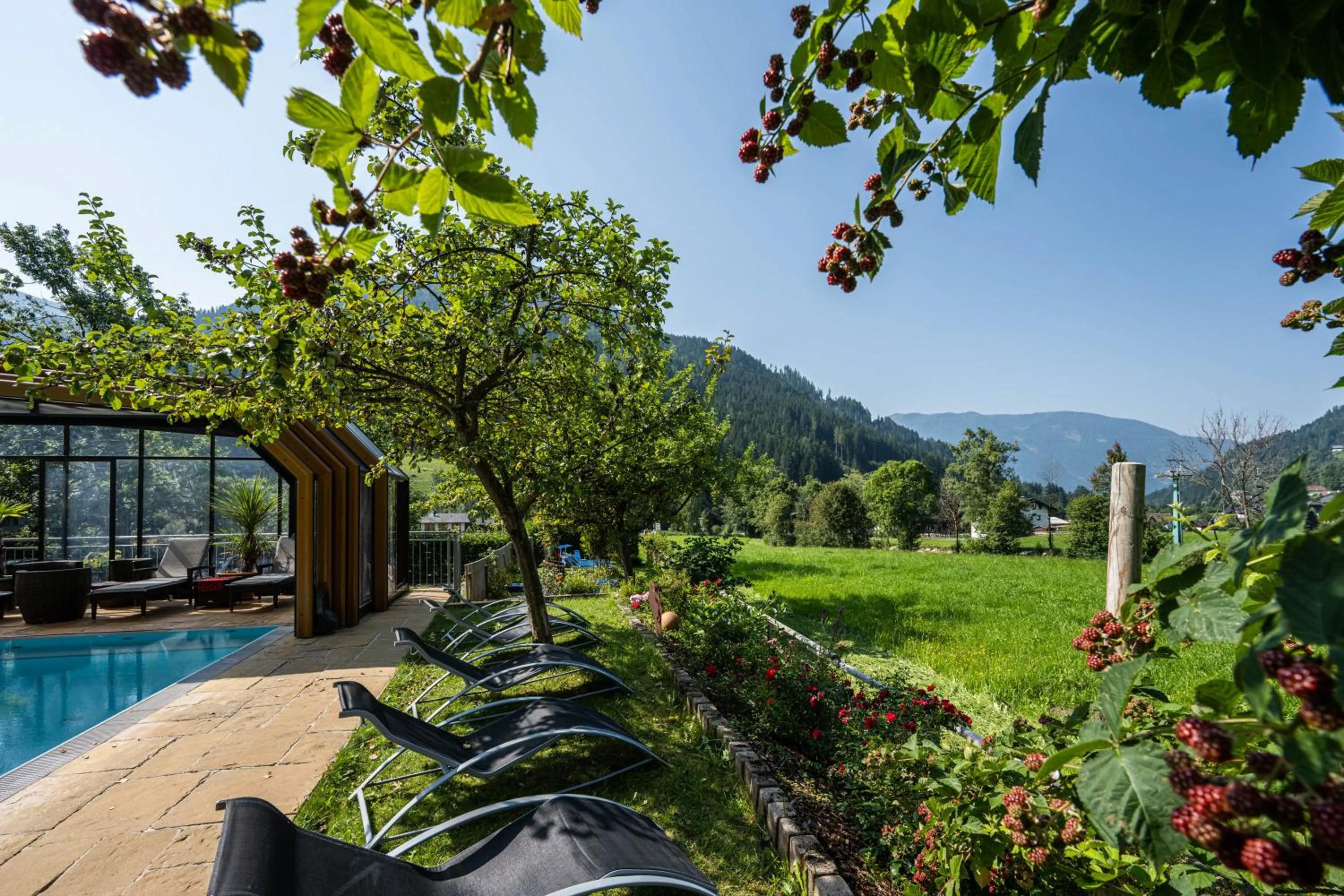 Garden in Genusshotel Almrausch