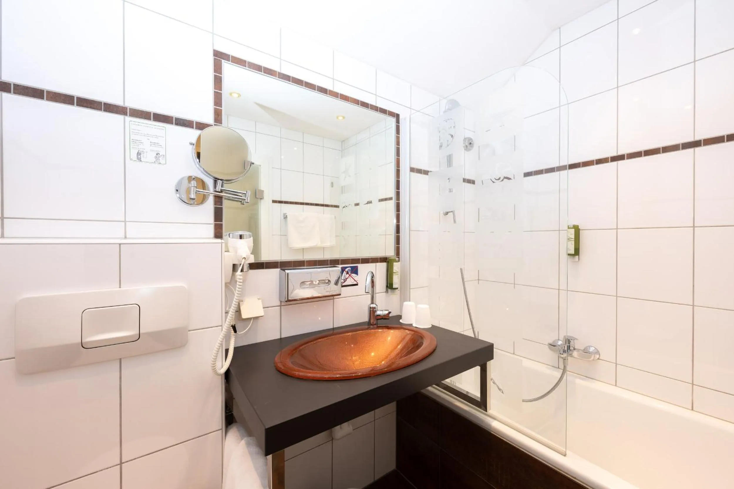 Bathroom in Genusshotel Almrausch