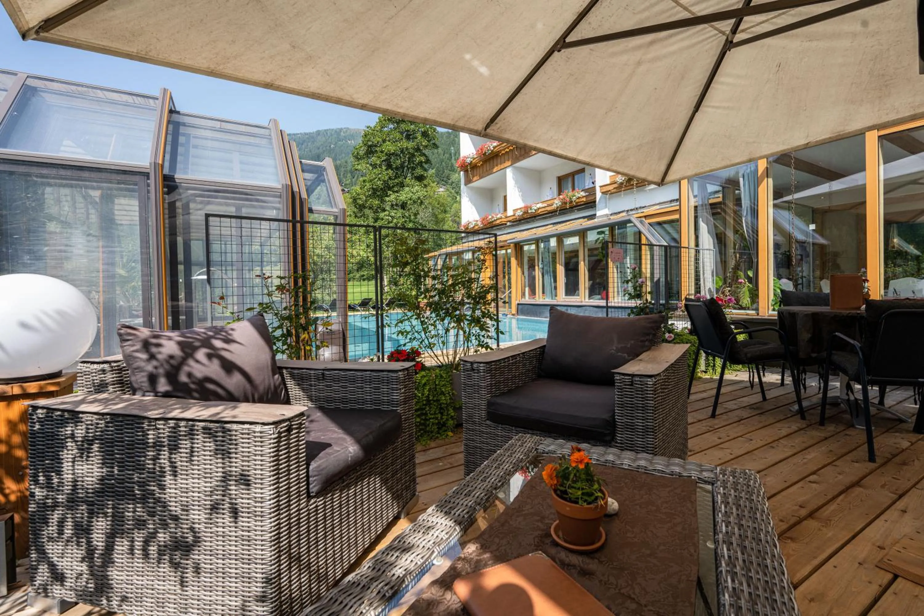 Property building in Genusshotel Almrausch