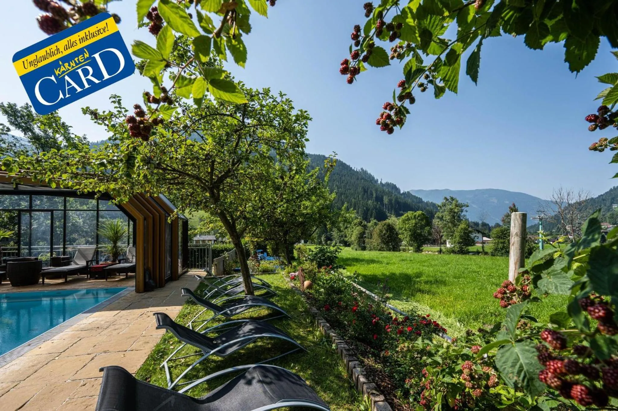 Garden in Genusshotel Almrausch