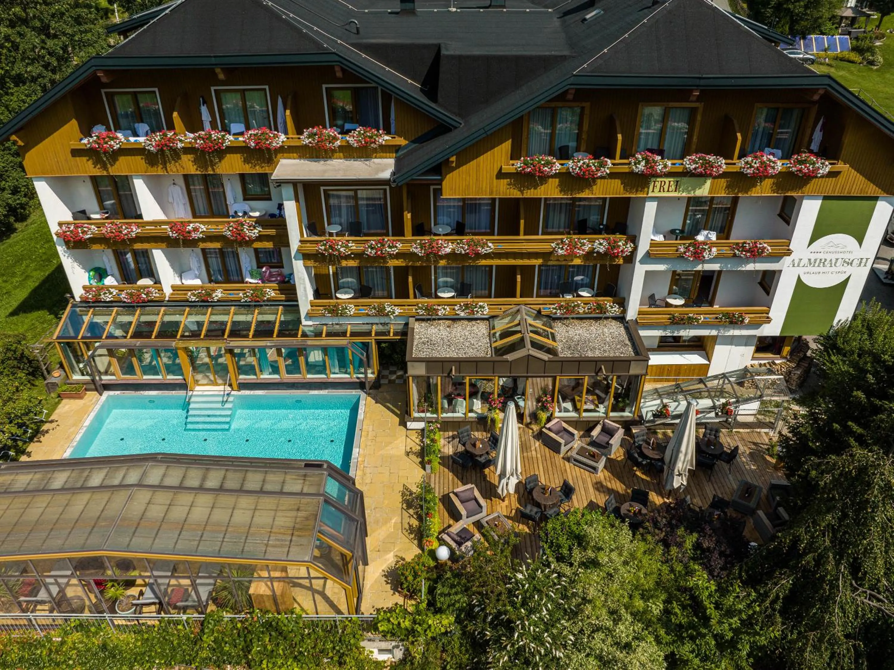 Property building in Genusshotel Almrausch