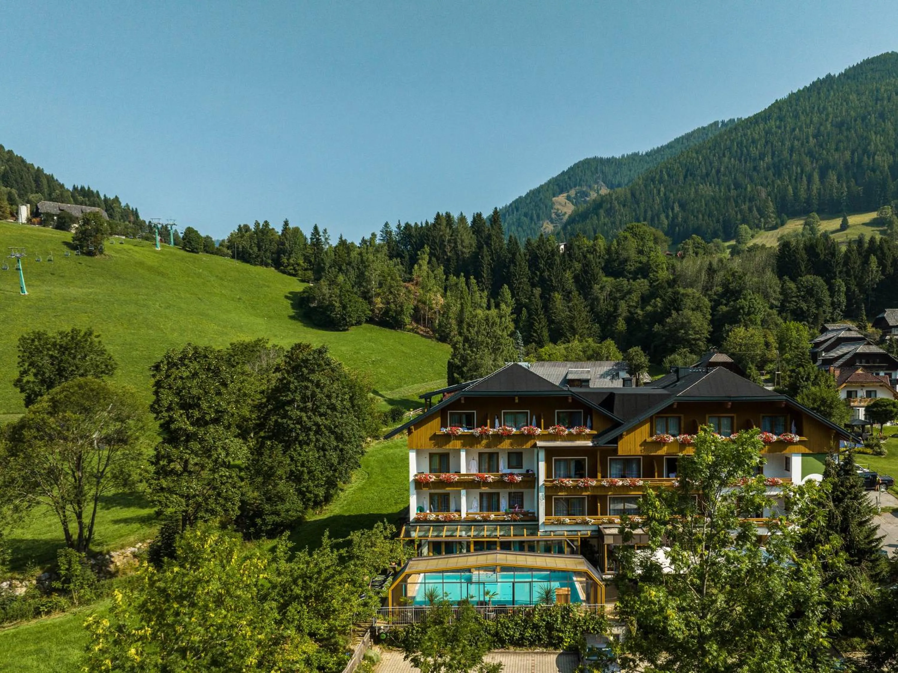 Property building in Genusshotel Almrausch