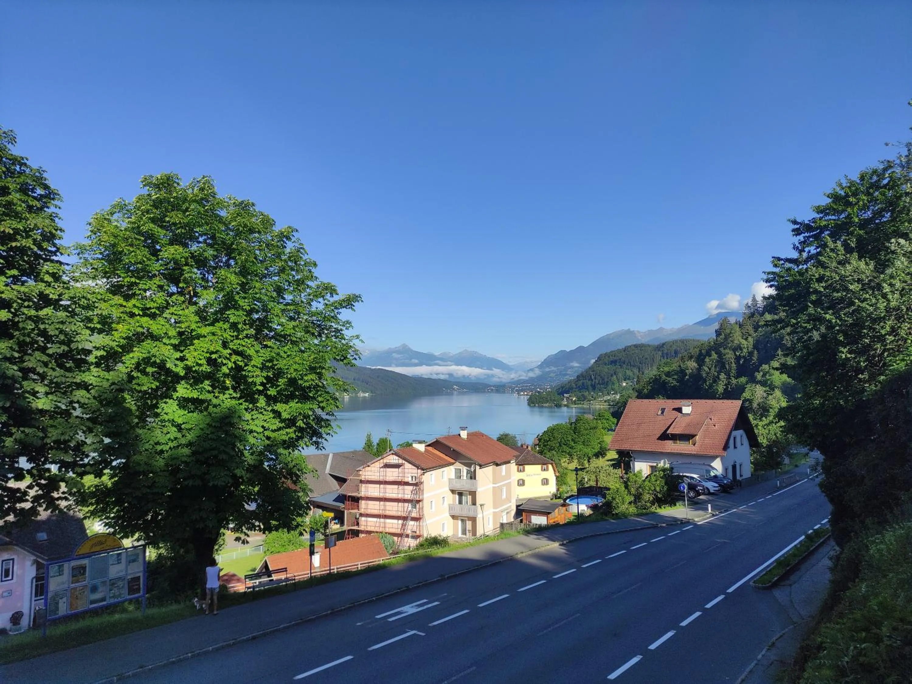 View (from property/room) in Pension zum Mühlrad