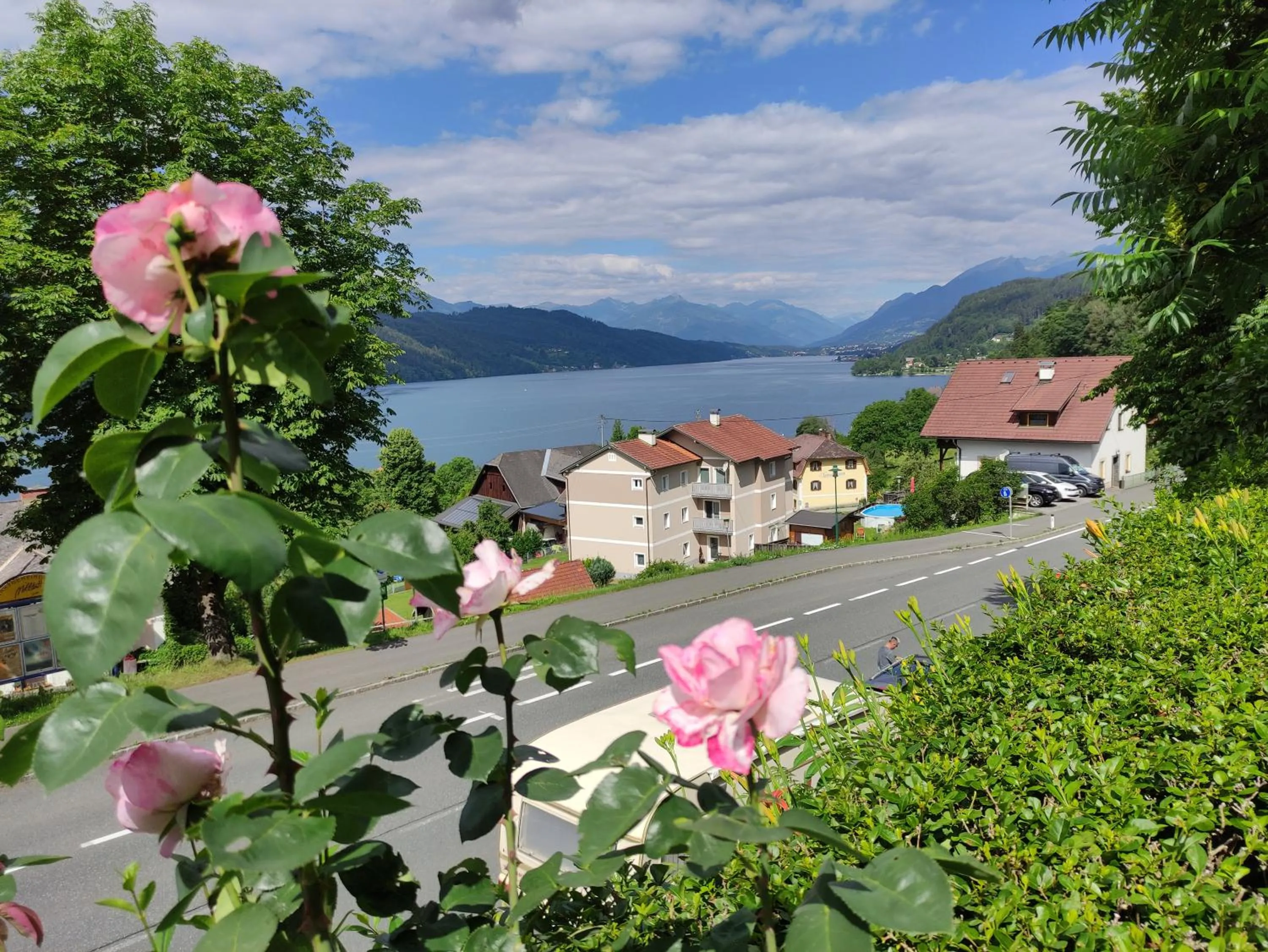 View (from property/room) in Pension zum Mühlrad
