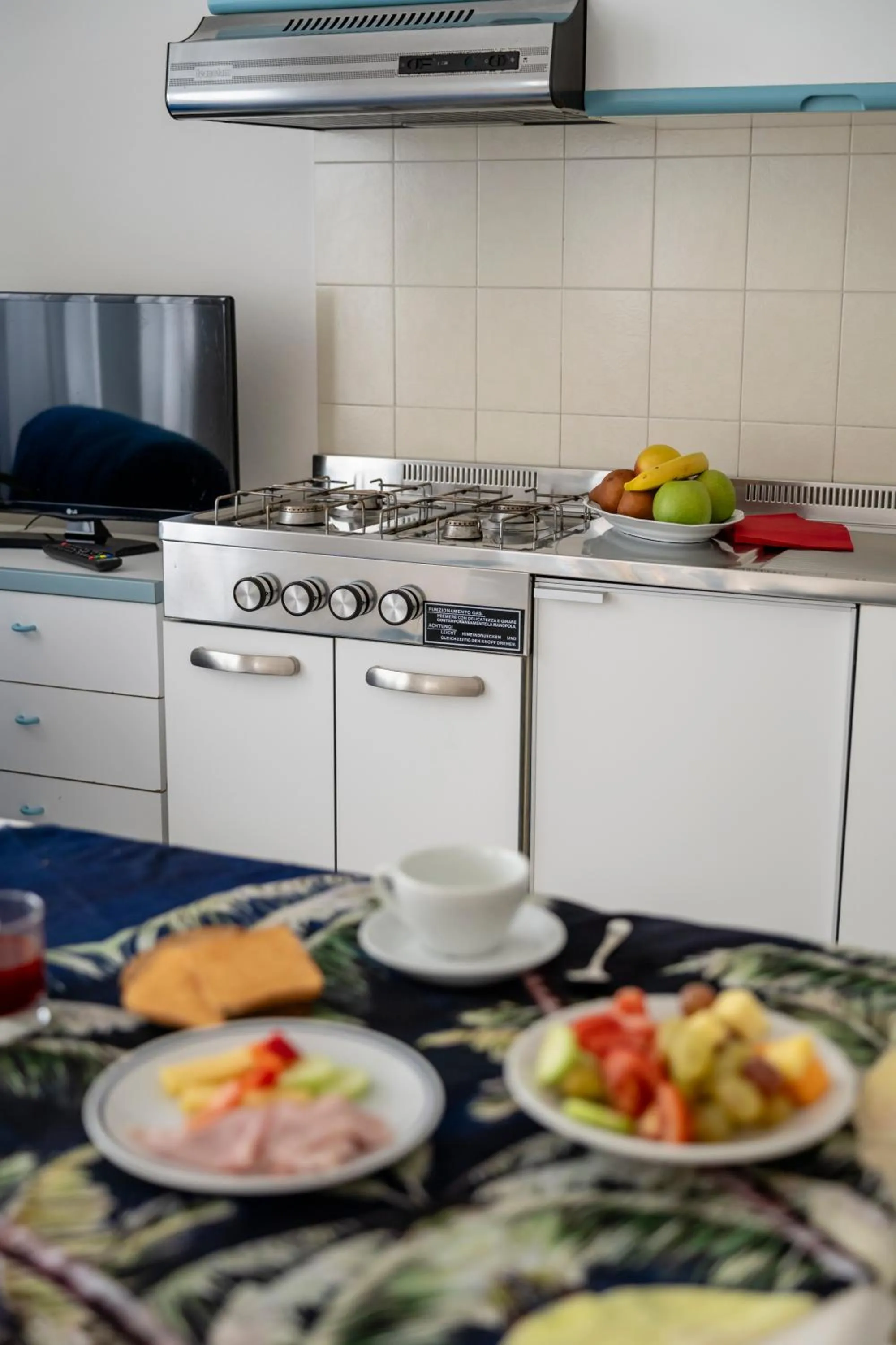 stove in Aparthotel Pineda