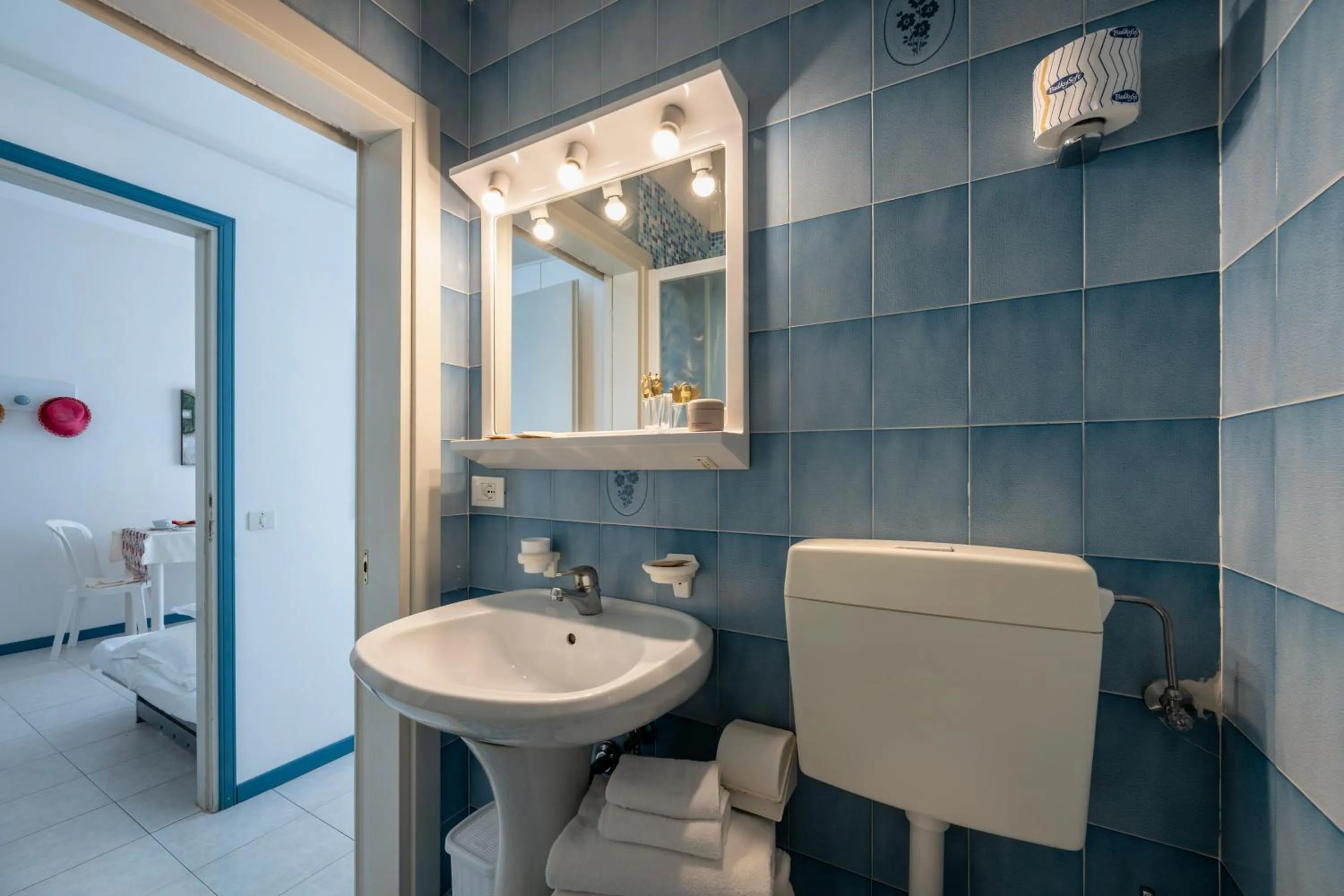 Bathroom in Aparthotel Pineda