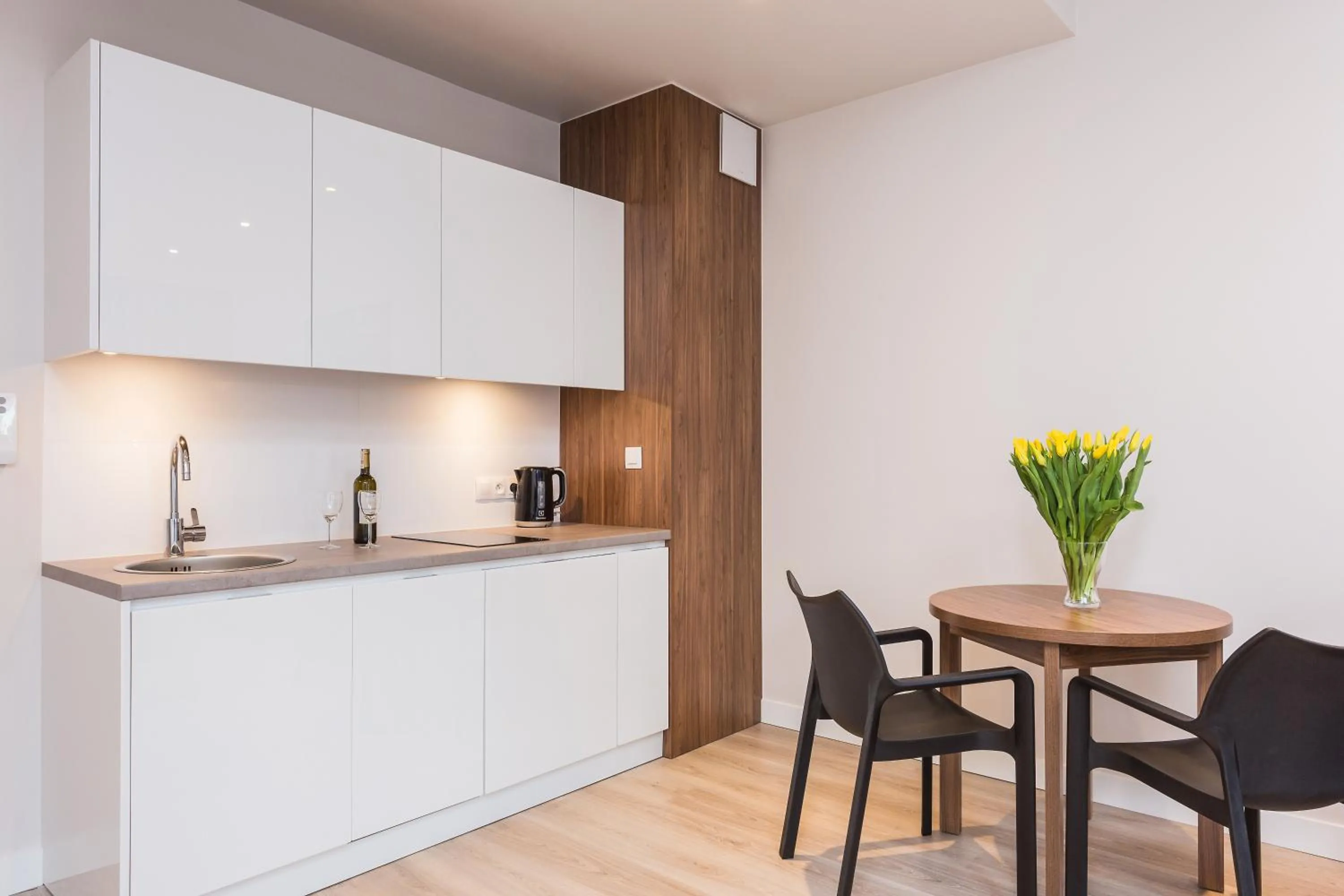 Kitchen or kitchenette in Platinum Residence Mokotów